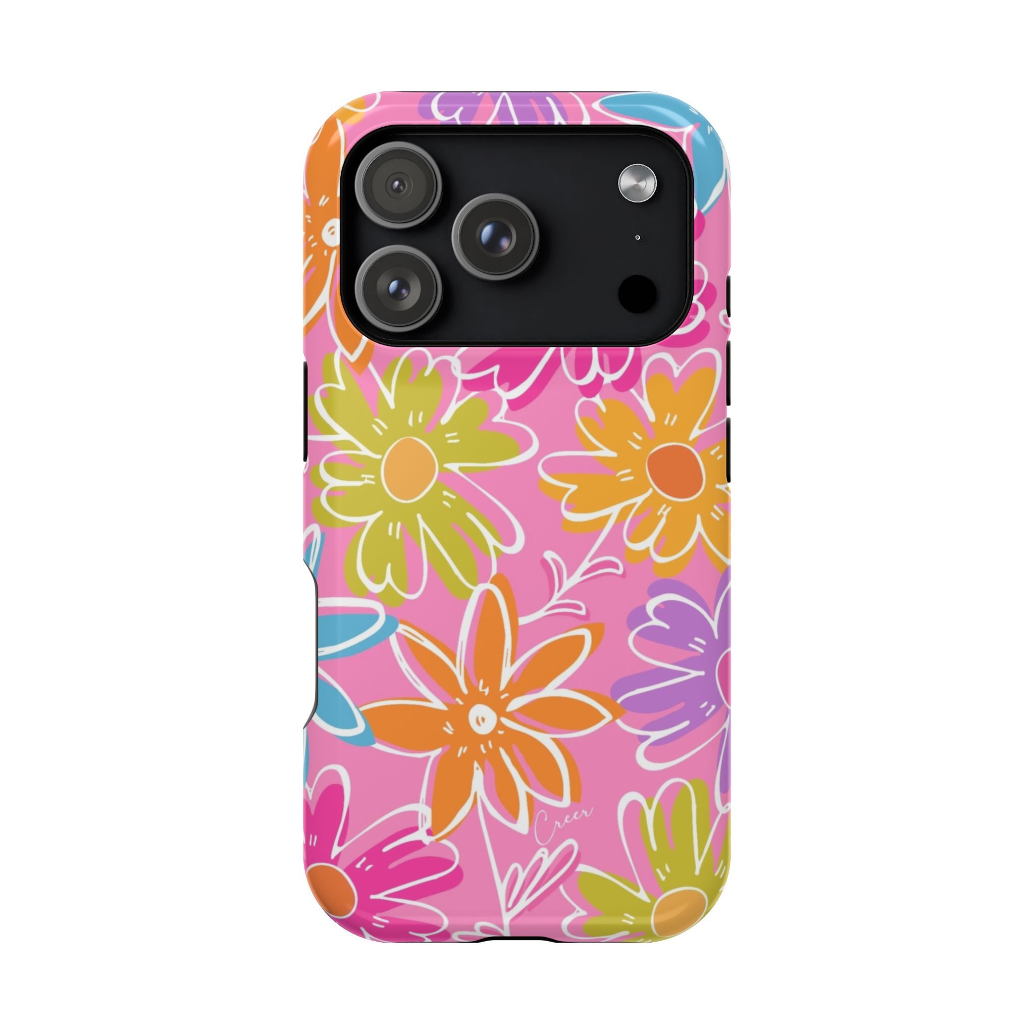 Flower Fiesta Impact-Resistant MagSafePhone Case