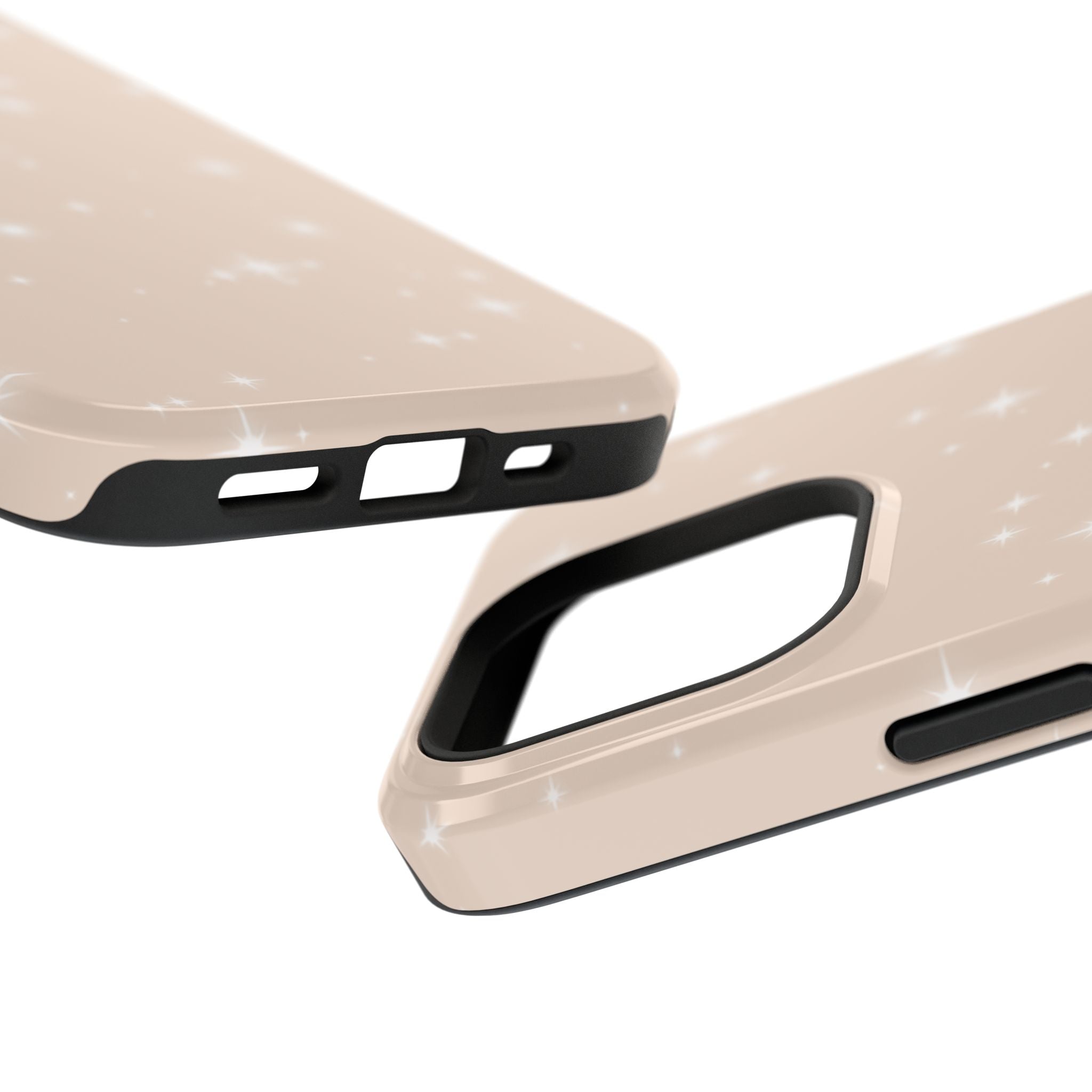 Sparkling Beige Impact-Resistant MagSafe Phone Case
