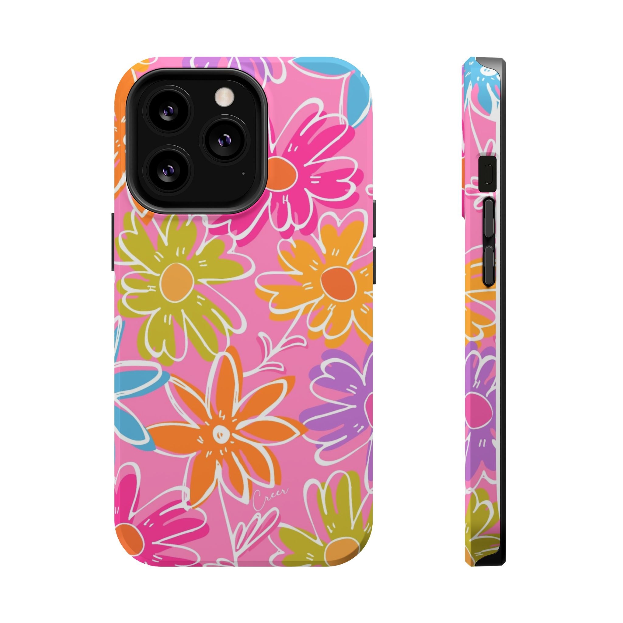 Flower Fiesta Impact-Resistant MagSafePhone Case