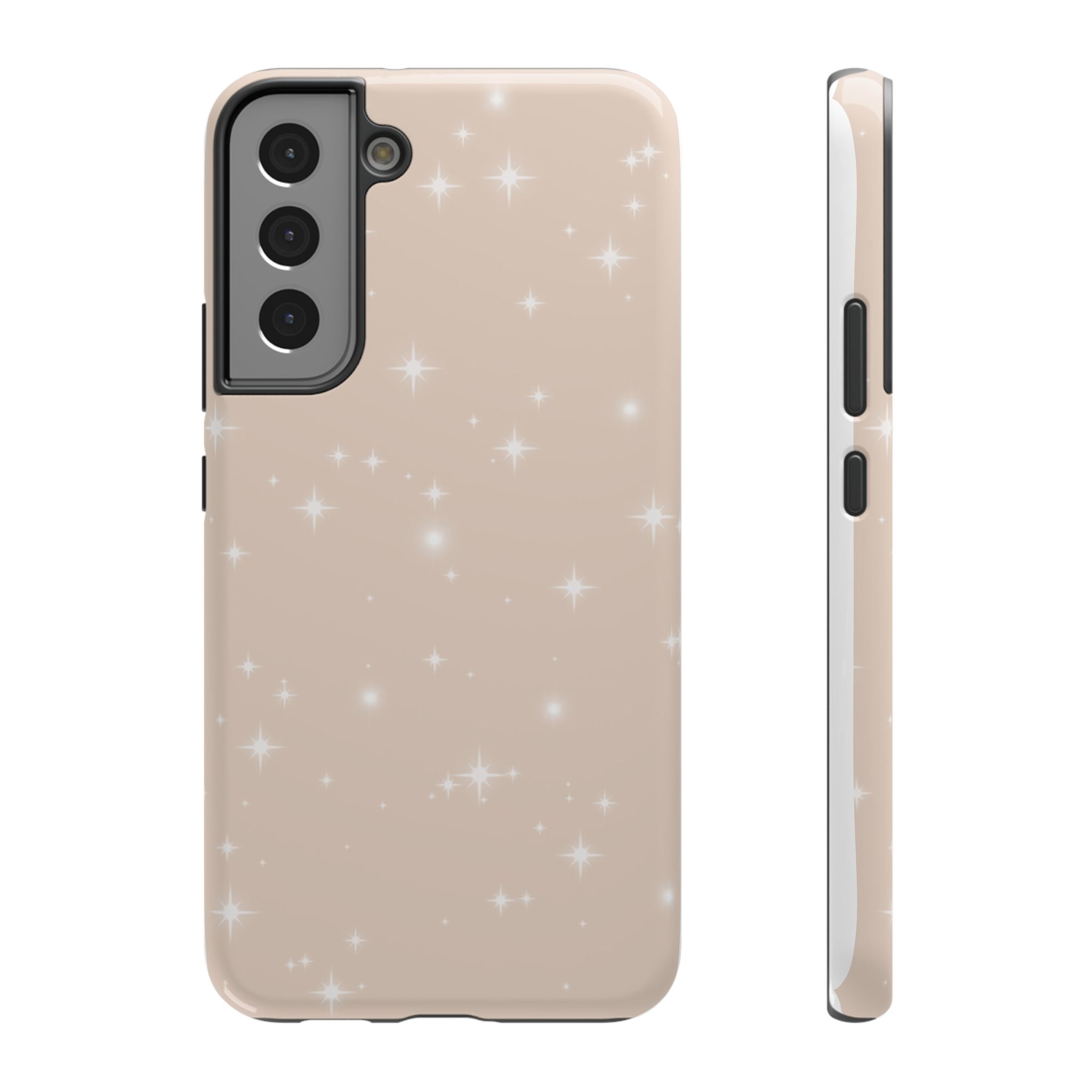 Sparkling Beige Impact-Resistant MagSafe Phone Case