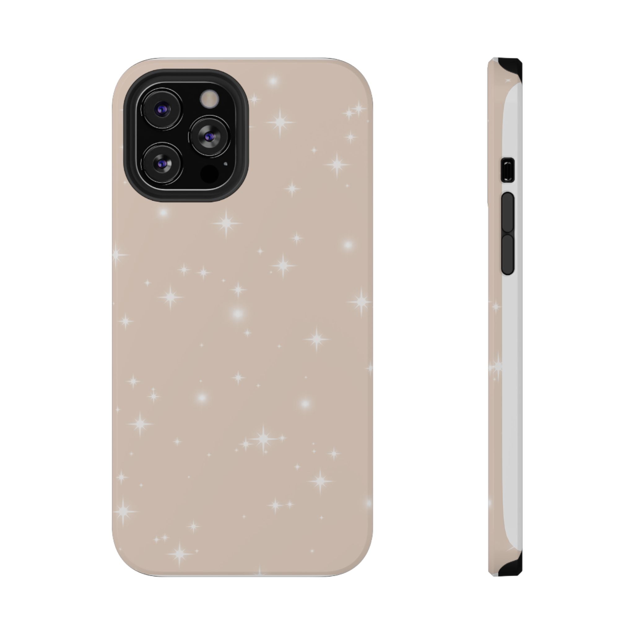 Sparkling Beige Impact-Resistant MagSafe Phone Case