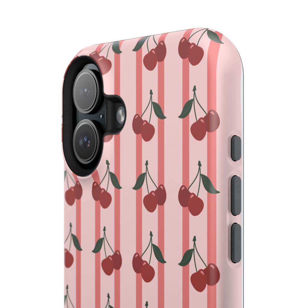 Cherry Kiss MagSafe Impact-Resistant Case