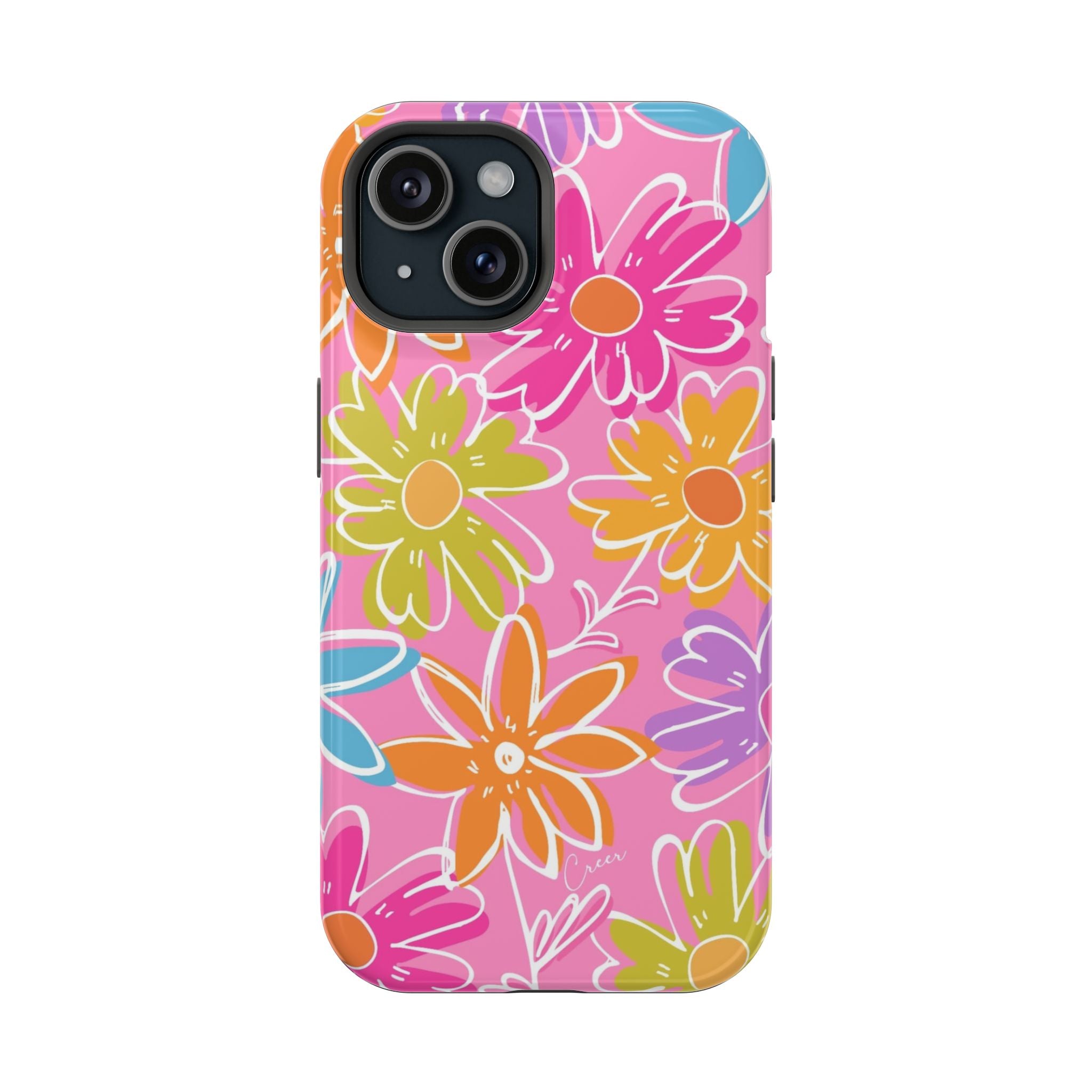 Flower Fiesta Impact-Resistant MagSafePhone Case