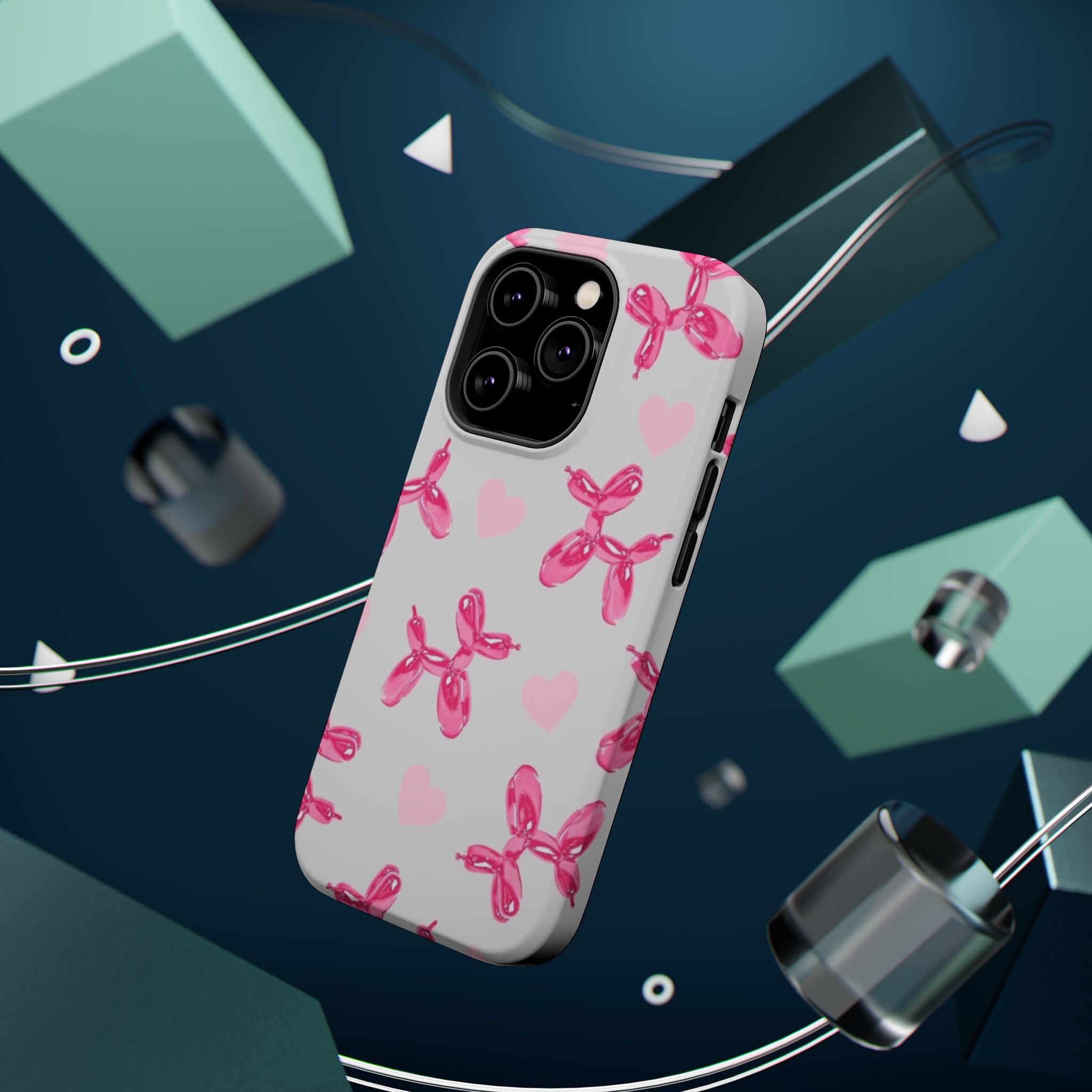 Balloon Charm Impact-Resistant MagSafe phone case