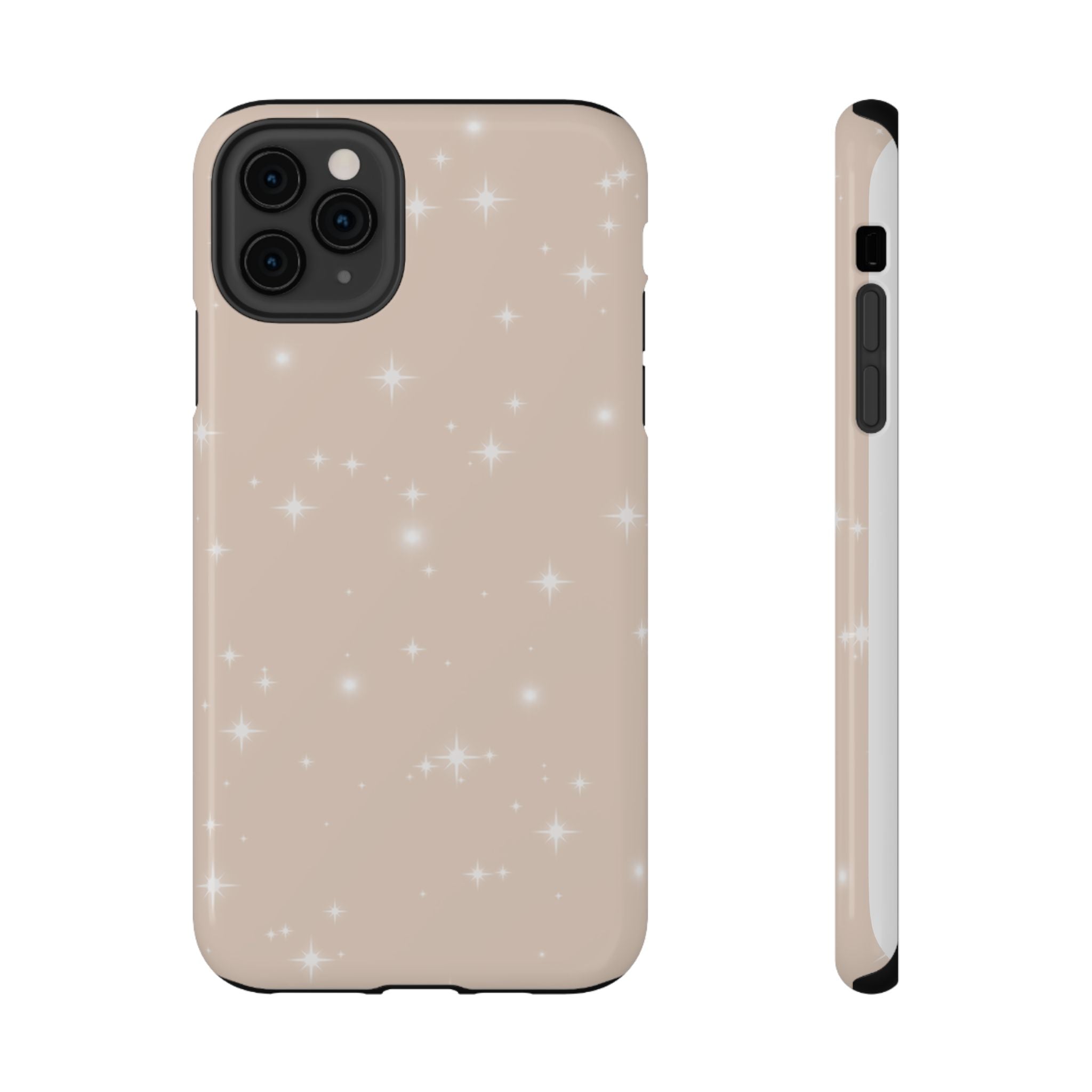 Sparkling Beige Impact-Resistant MagSafe Phone Case