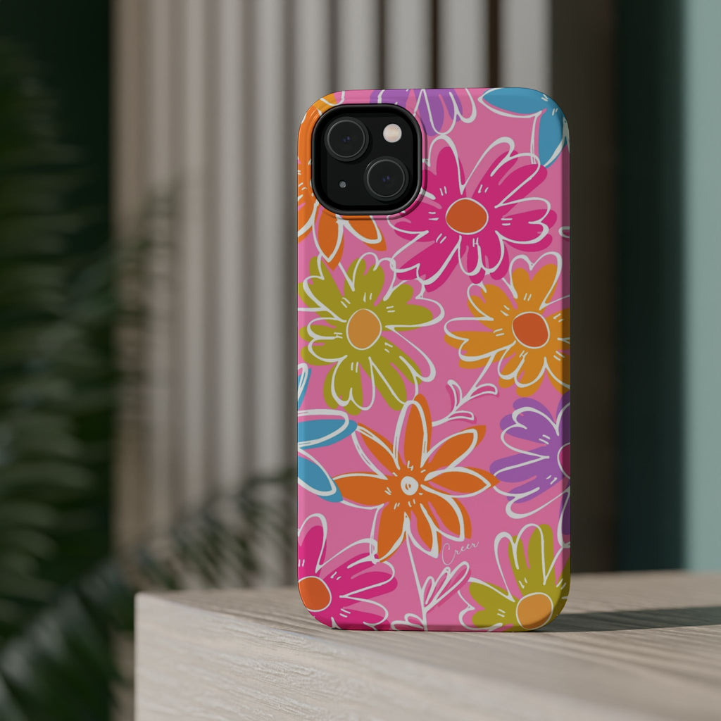 Flower Fiesta Impact-Resistant MagSafePhone Case