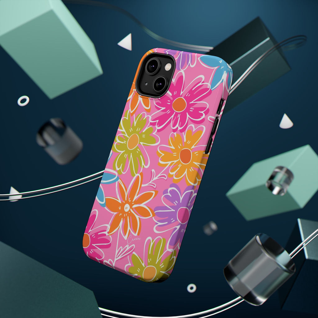 Flower Fiesta Impact-Resistant MagSafePhone Case