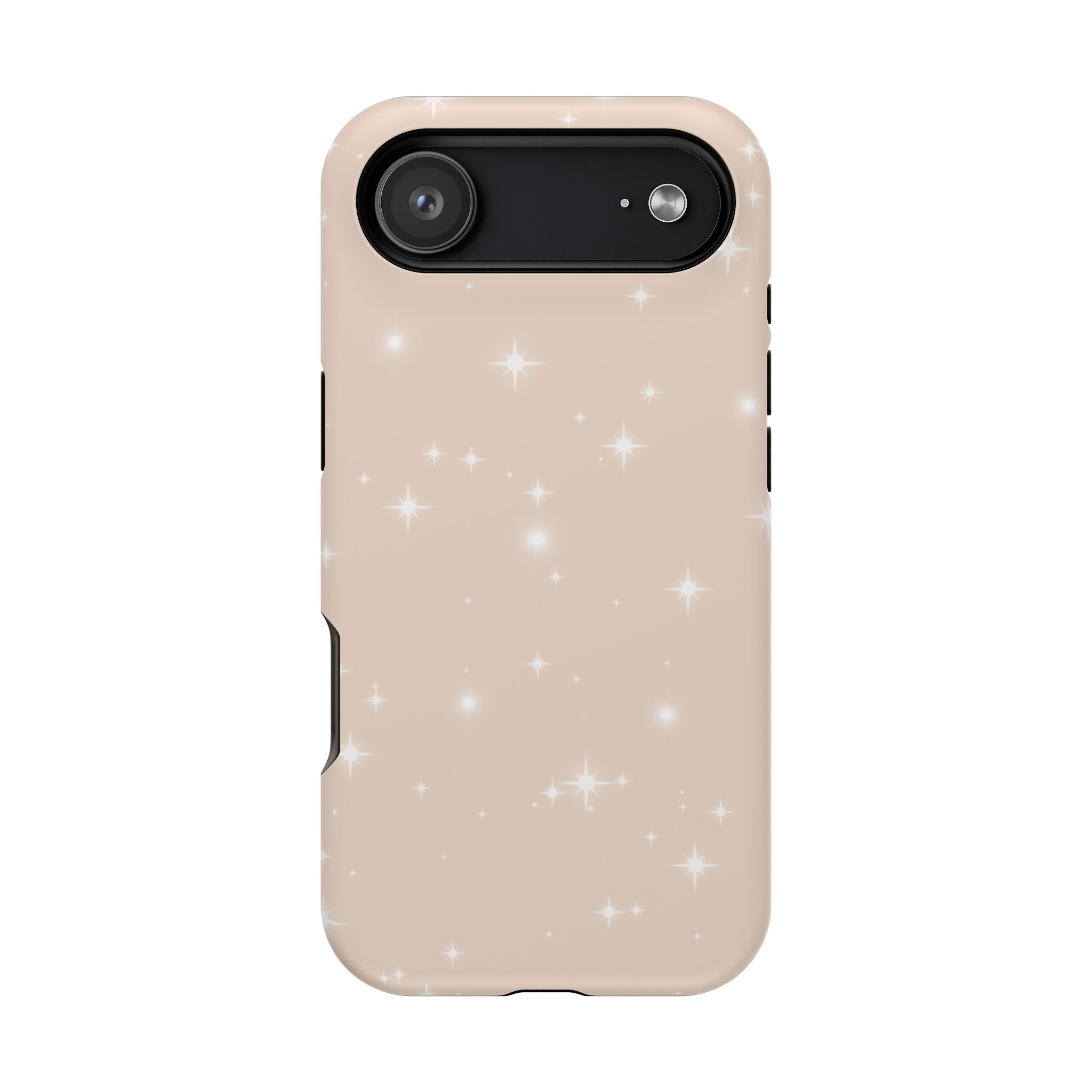 Sparkling Beige Impact-Resistant MagSafe Phone Case