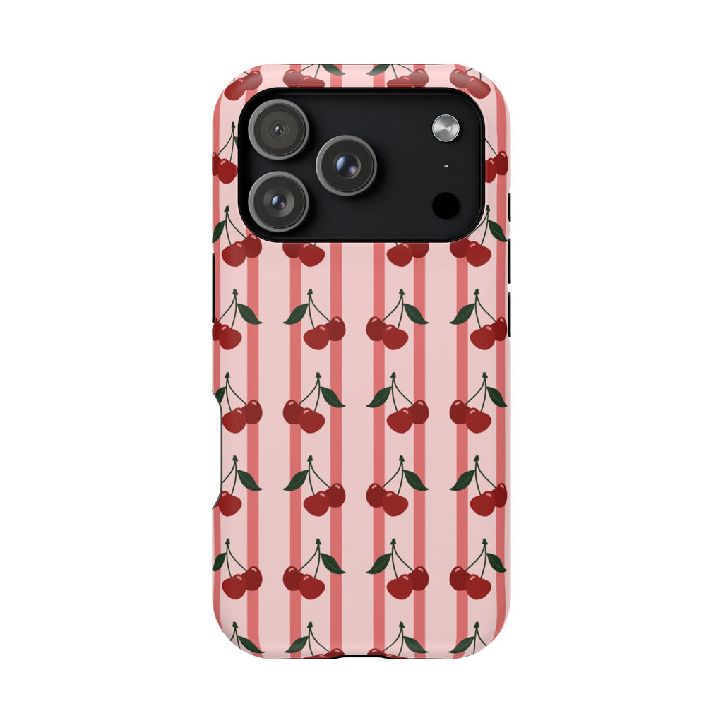 Cherry Kiss MagSafe Impact-Resistant Case