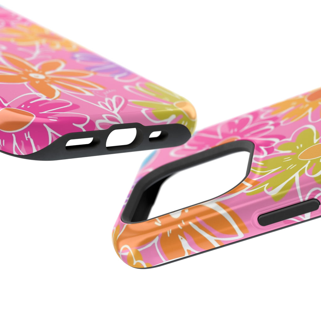 Flower Fiesta Impact-Resistant MagSafePhone Case