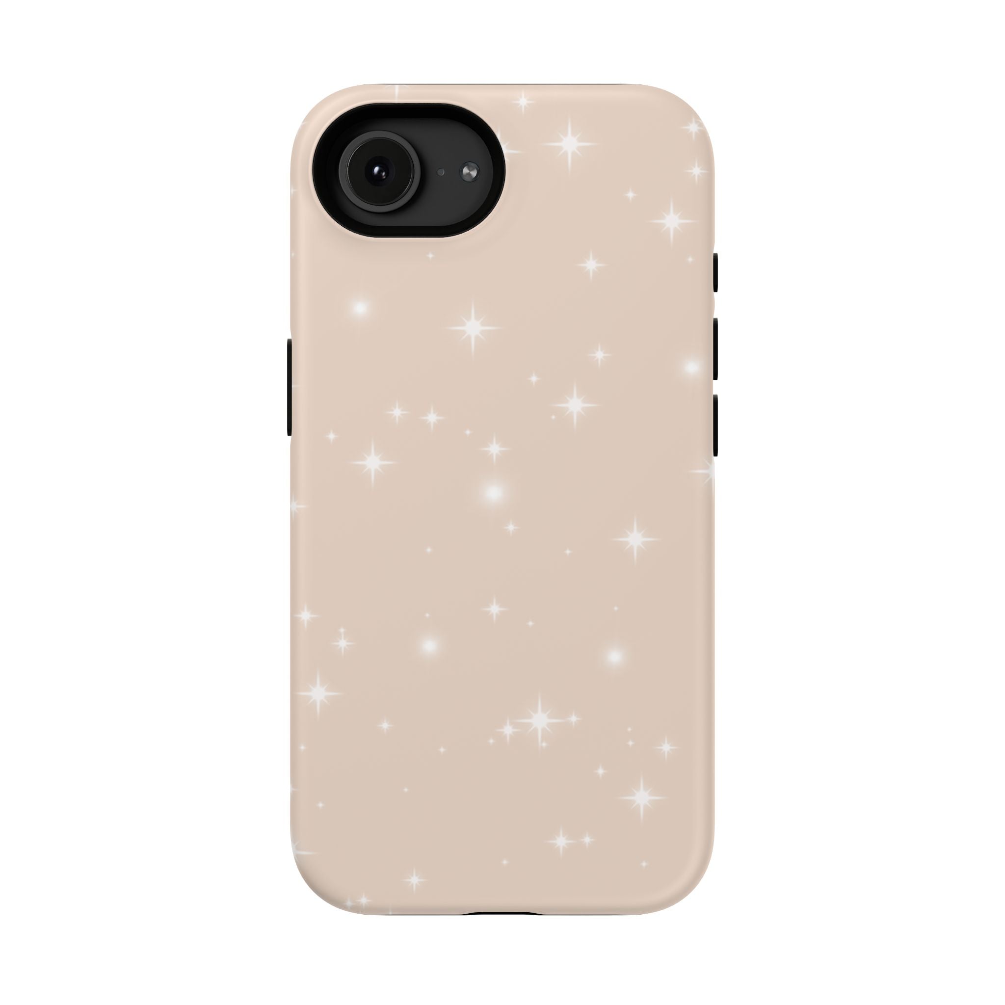 Sparkling Beige Impact-Resistant MagSafe Phone Case