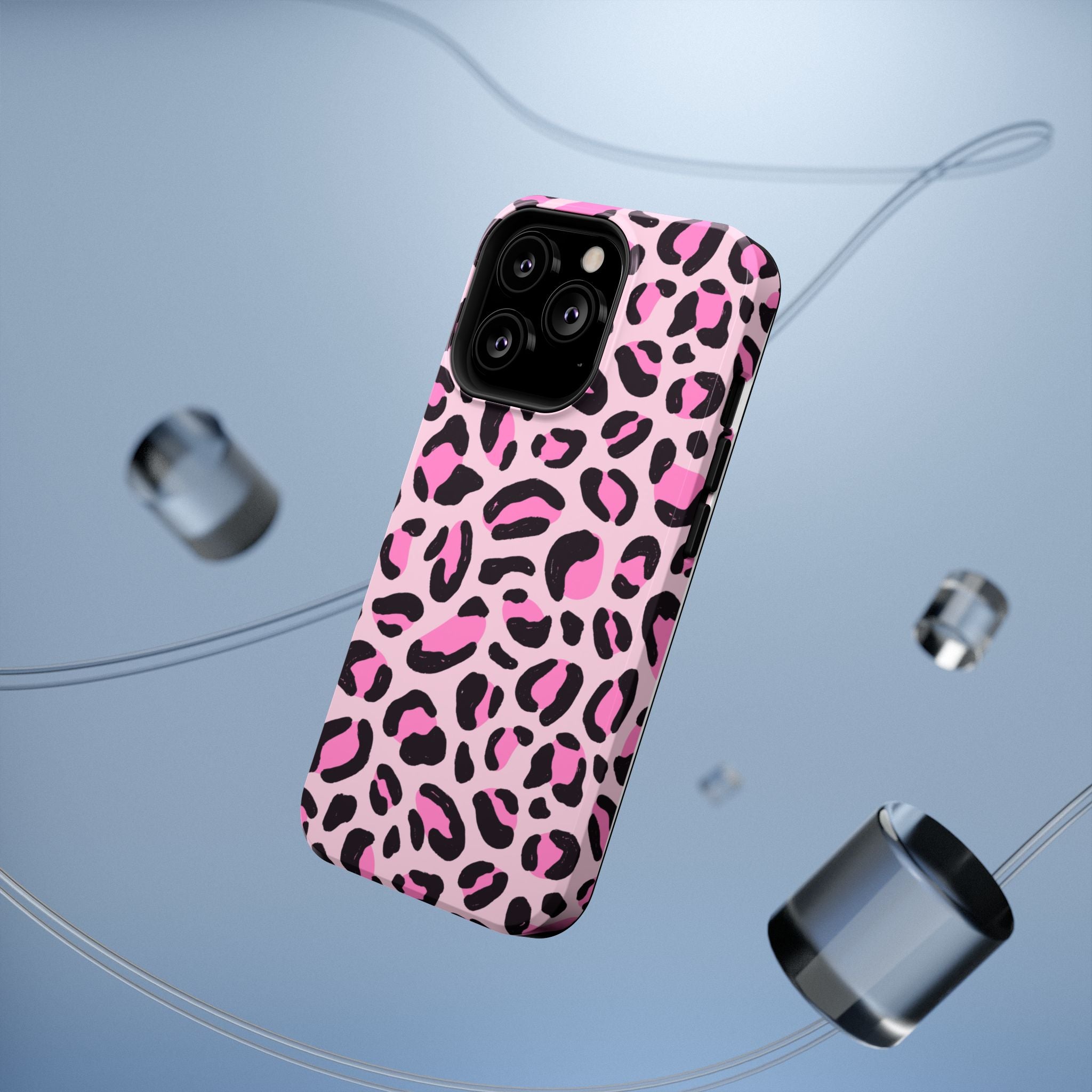 Pink Safari Impact-Resistant MagSafe Phone Case