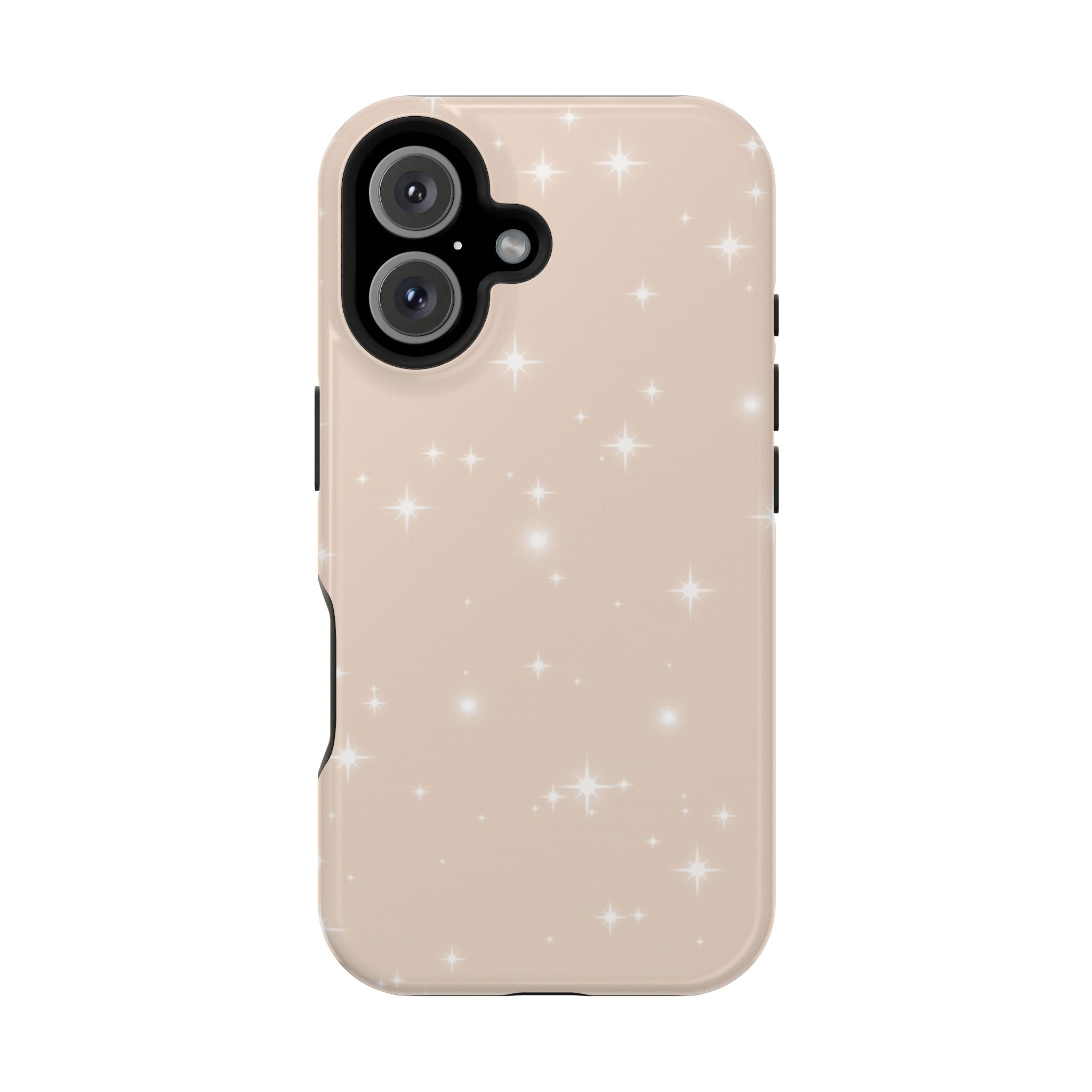 Sparkling Beige Impact-Resistant MagSafe Phone Case