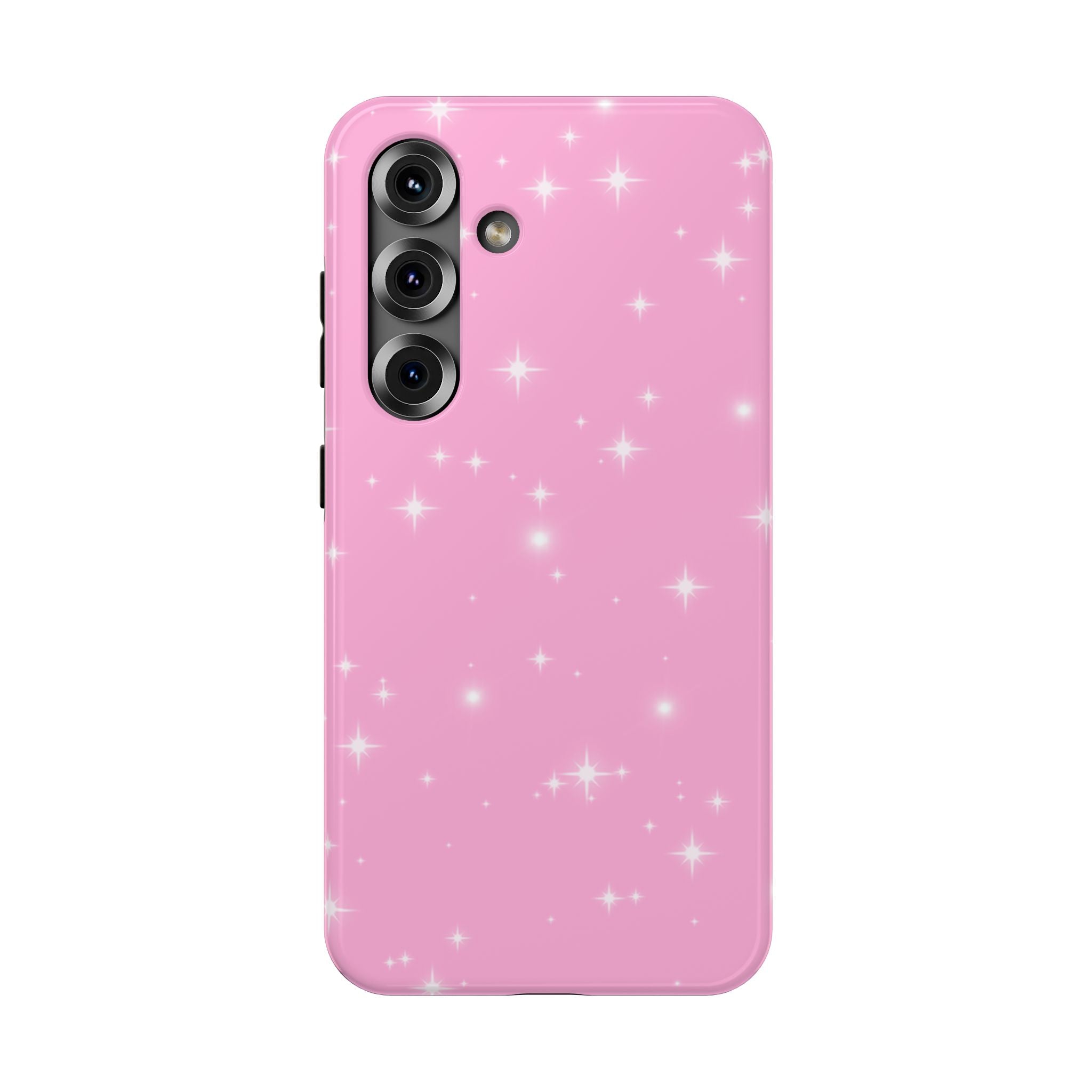 Sparkling Pink Impact-Resistant MagSafe Phone Case