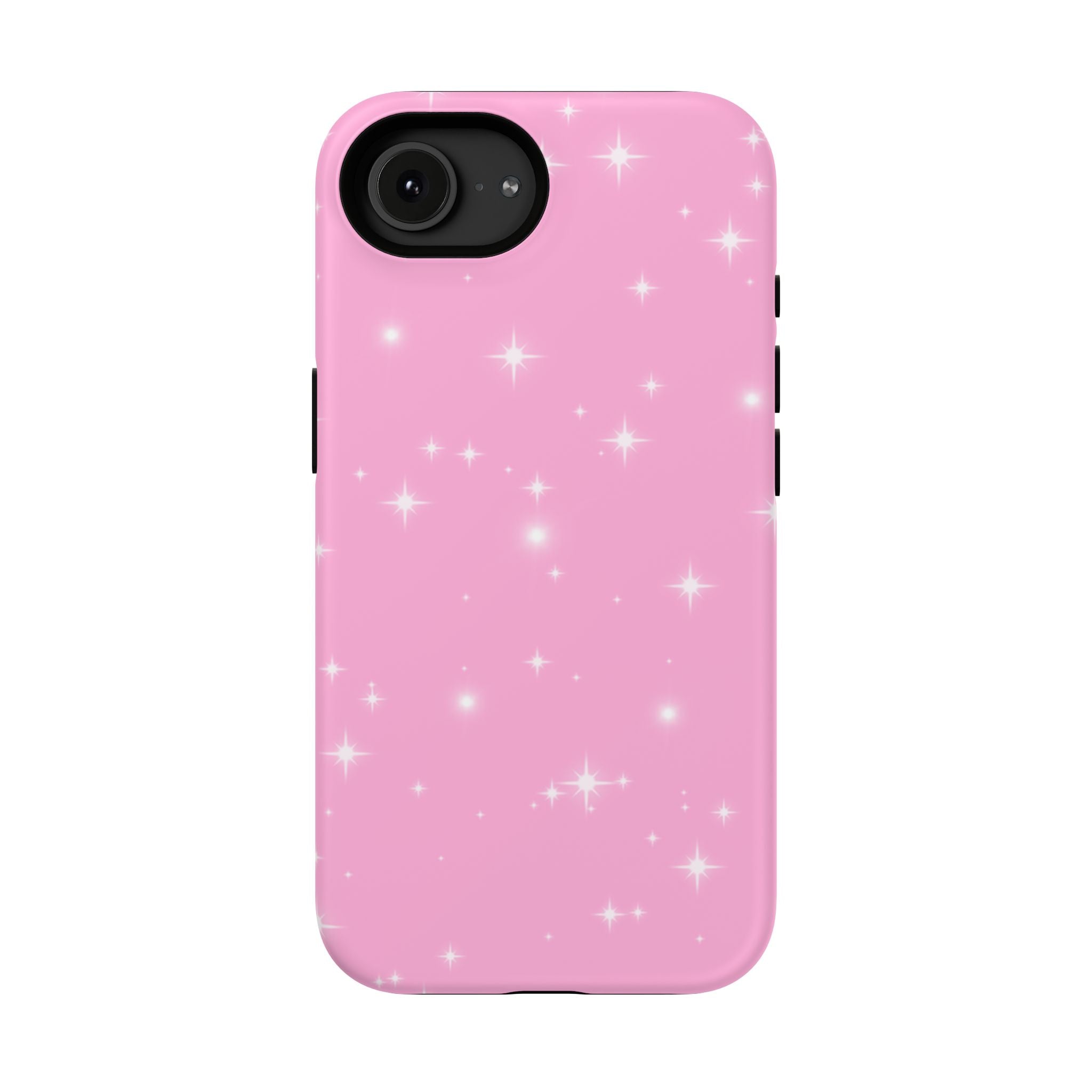 Sparkling Pink Impact-Resistant MagSafe Phone Case