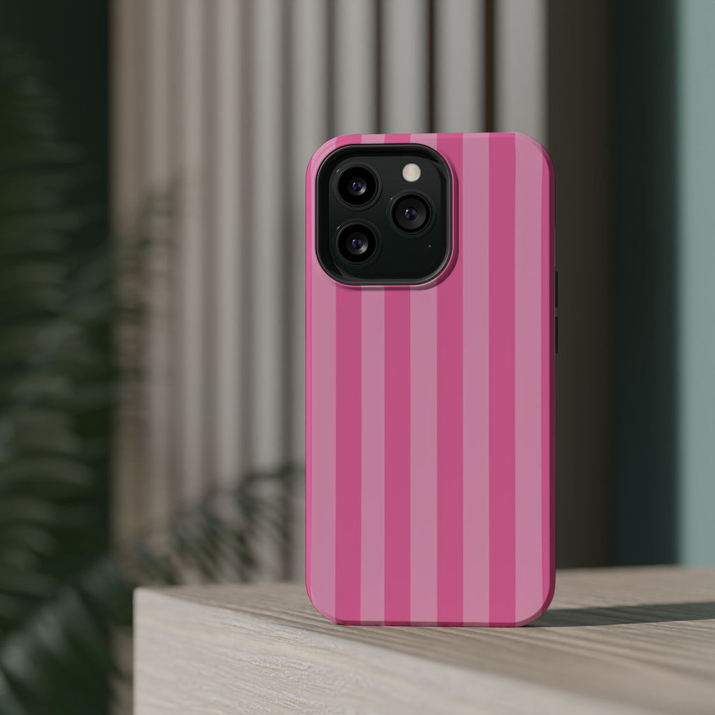 Pretty In Stripes Impact-Resistant MagSafe Phone Case