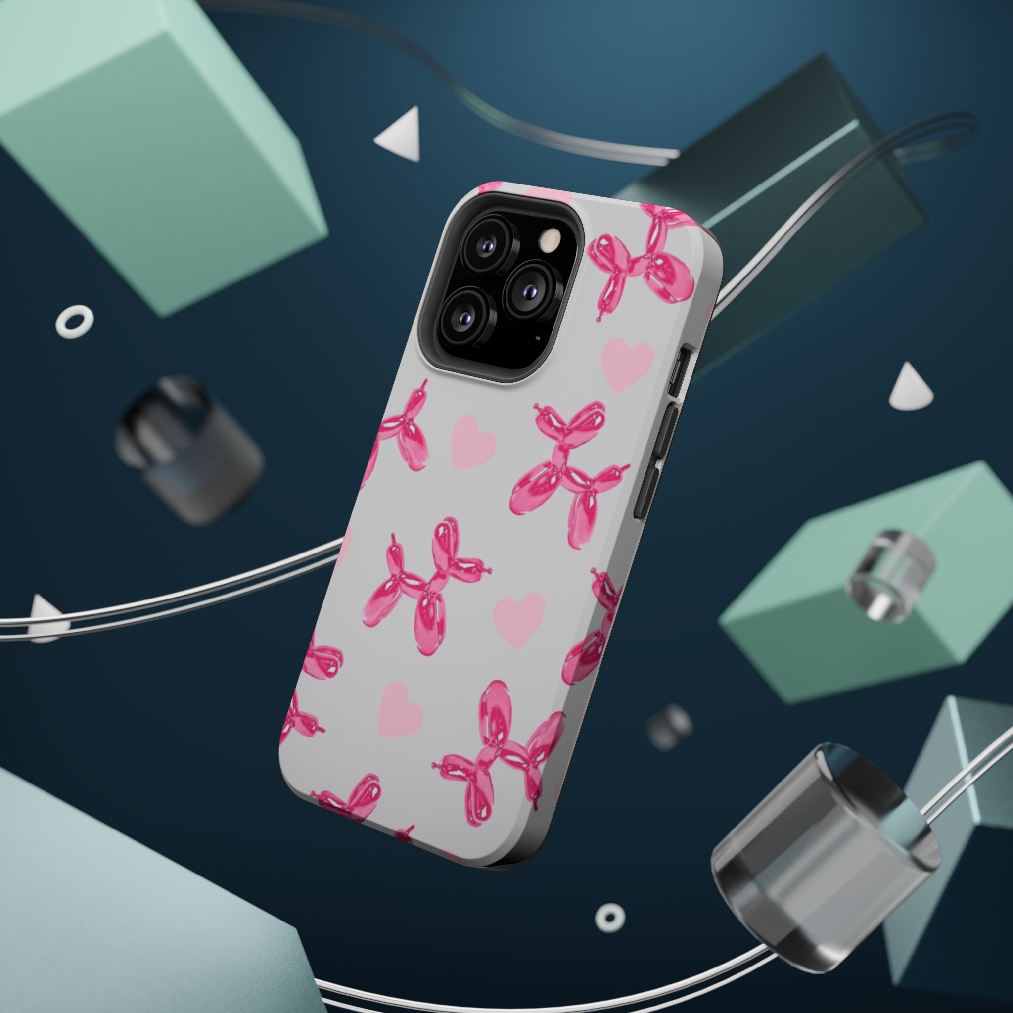 Balloon Charm Impact-Resistant MagSafe phone case