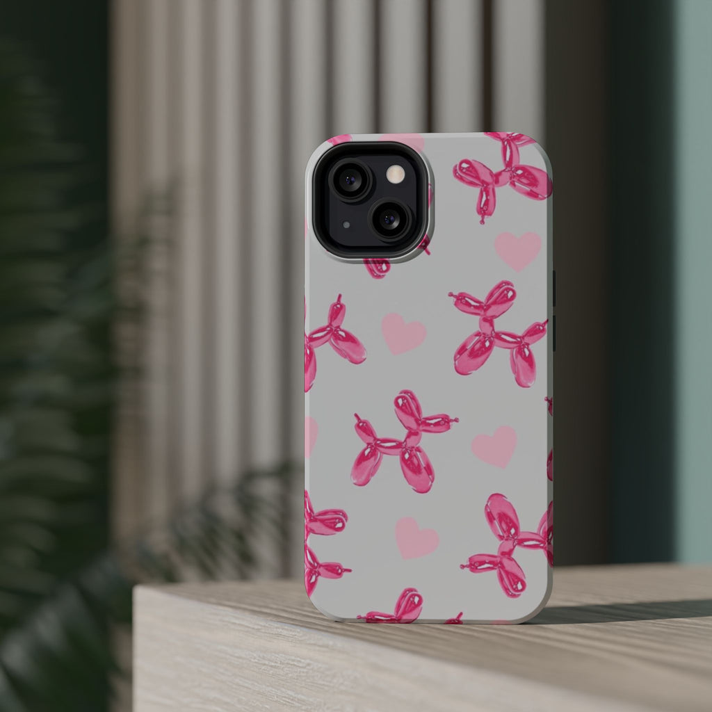 Balloon Charm Impact-Resistant MagSafe phone case