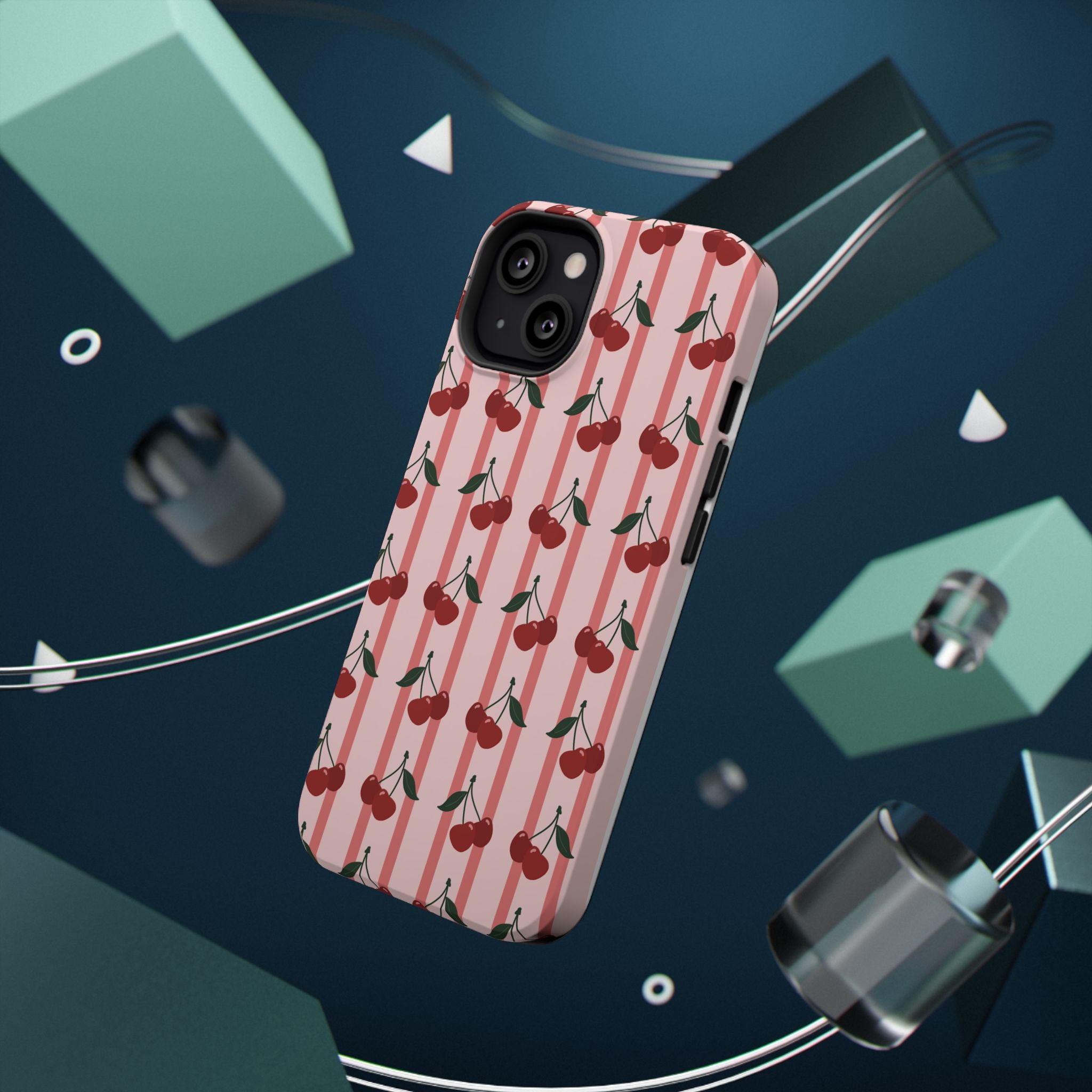 Cherry Kiss MagSafe Impact-Resistant Case