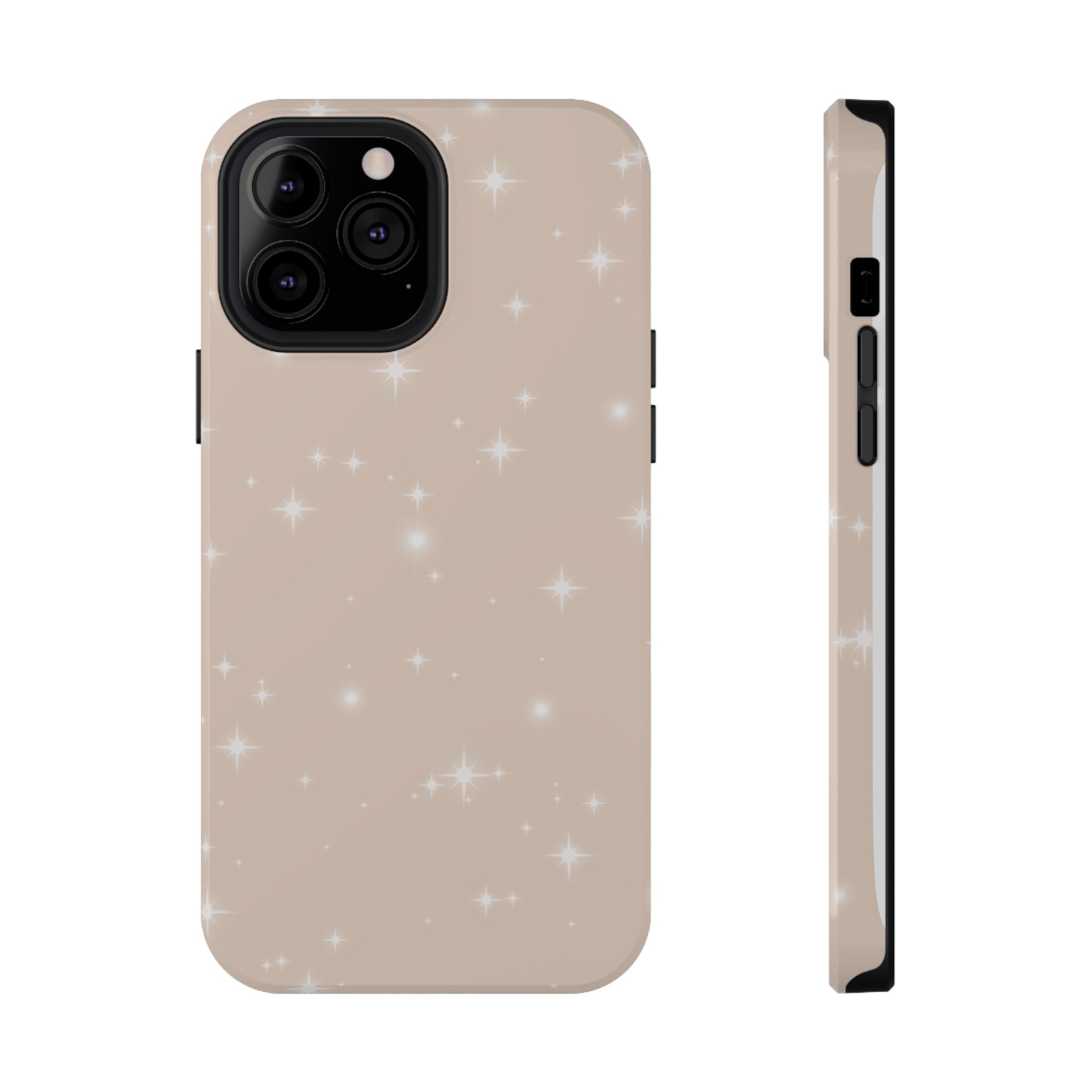 Sparkling Beige Impact-Resistant MagSafe Phone Case