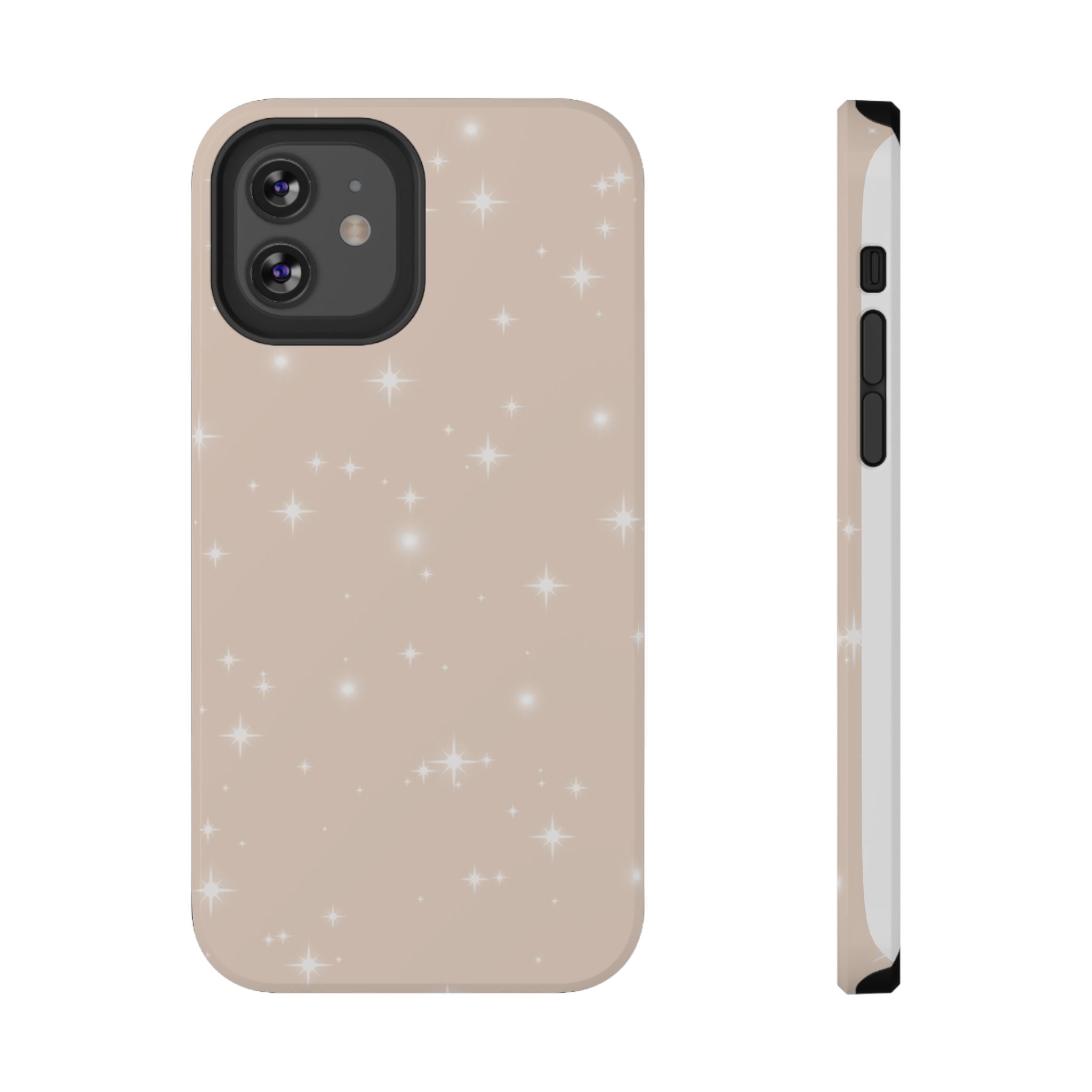 Sparkling Beige Impact-Resistant MagSafe Phone Case