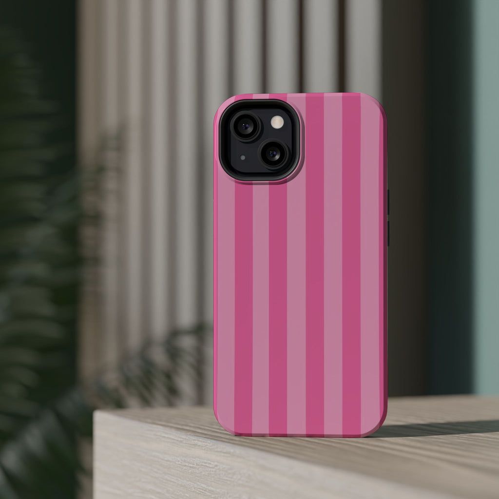 Pretty In Stripes Impact-Resistant MagSafe Phone Case
