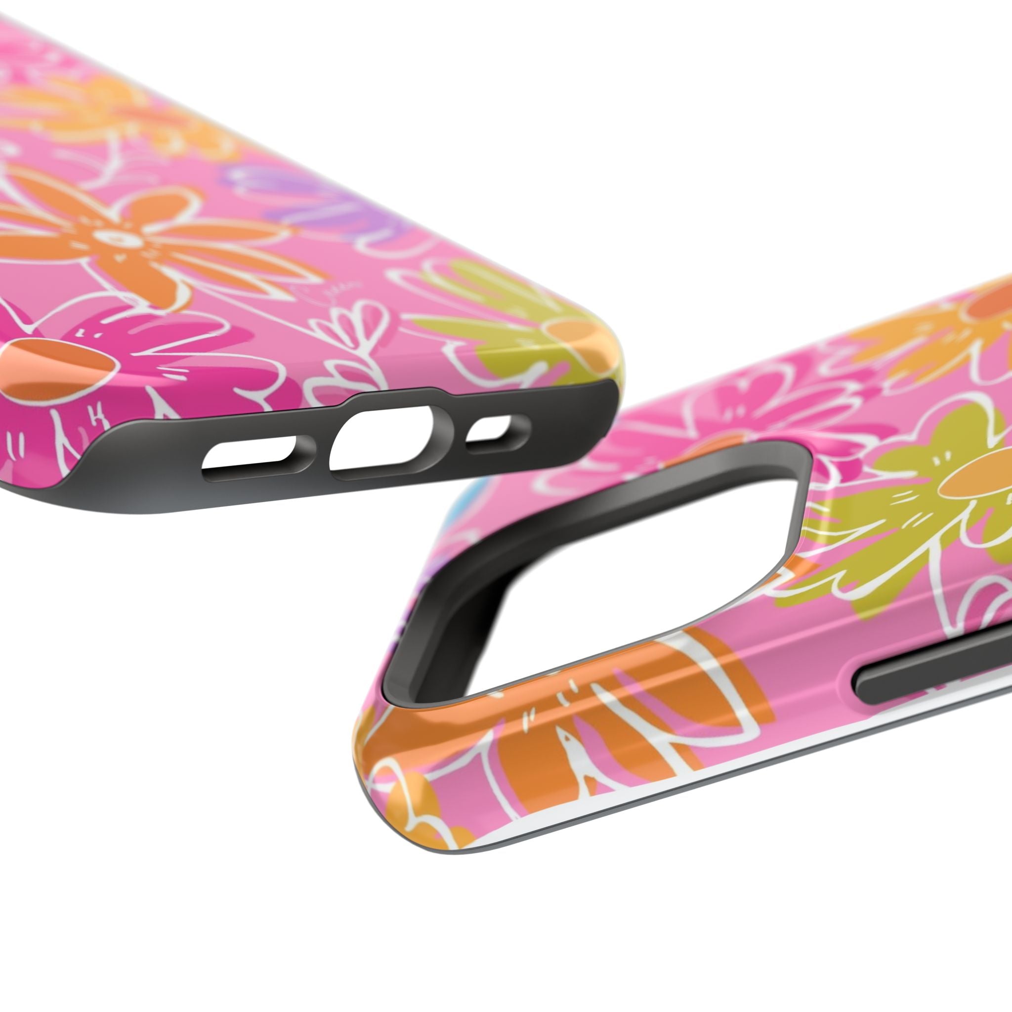 Flower Fiesta Impact-Resistant MagSafePhone Case