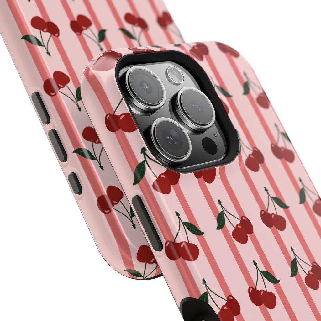 Cherry Kiss MagSafe Impact-Resistant Case