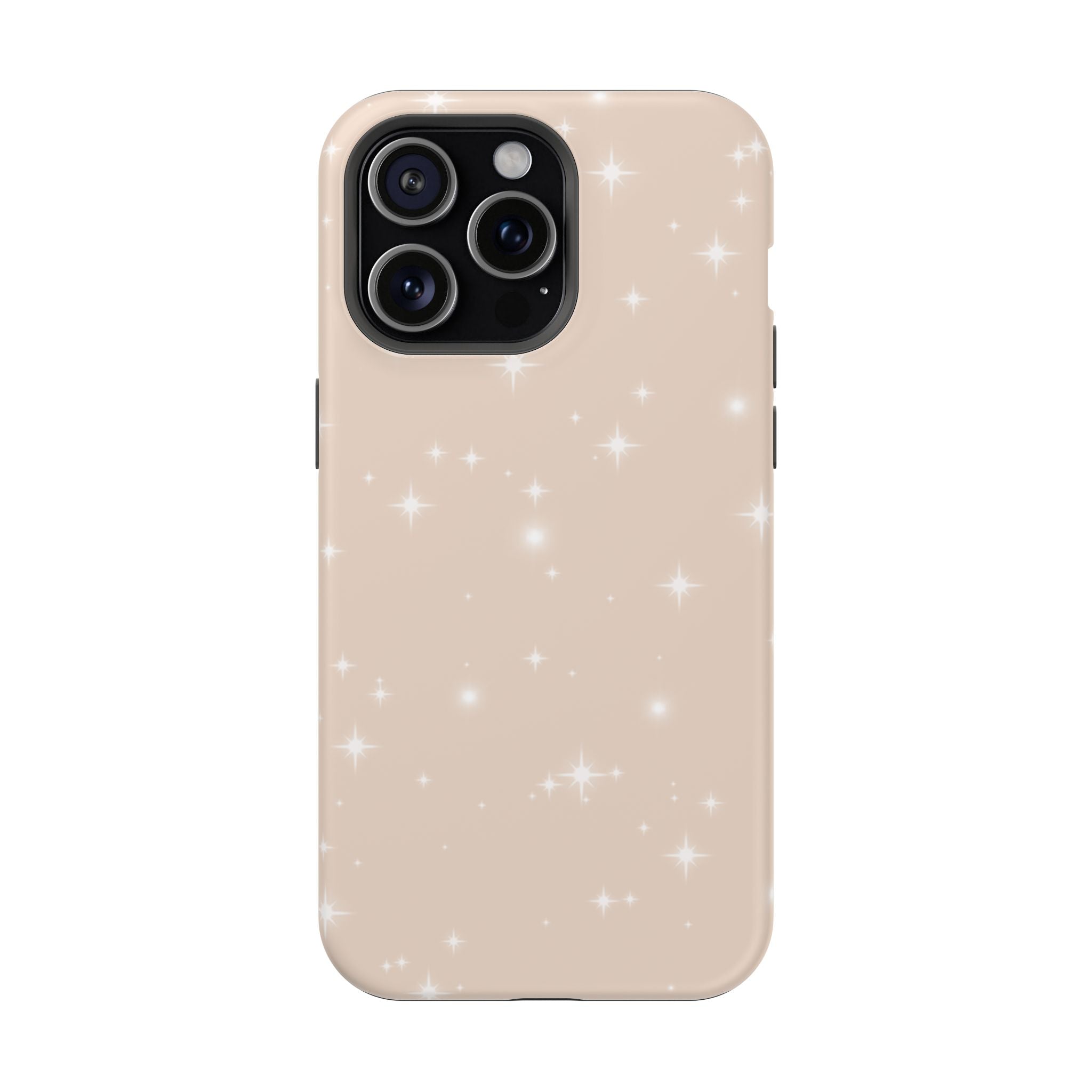 Sparkling Beige Impact-Resistant MagSafe Phone Case