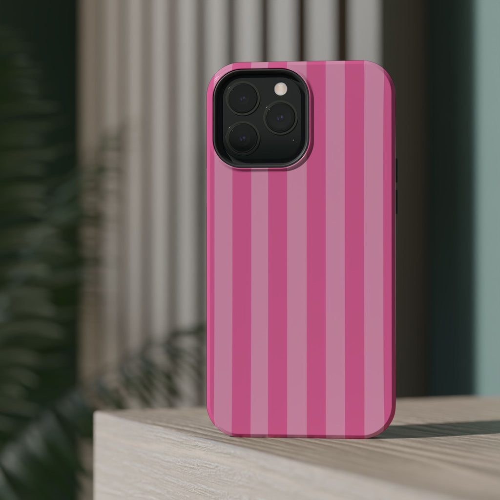 Pretty In Stripes Impact-Resistant MagSafe Phone Case