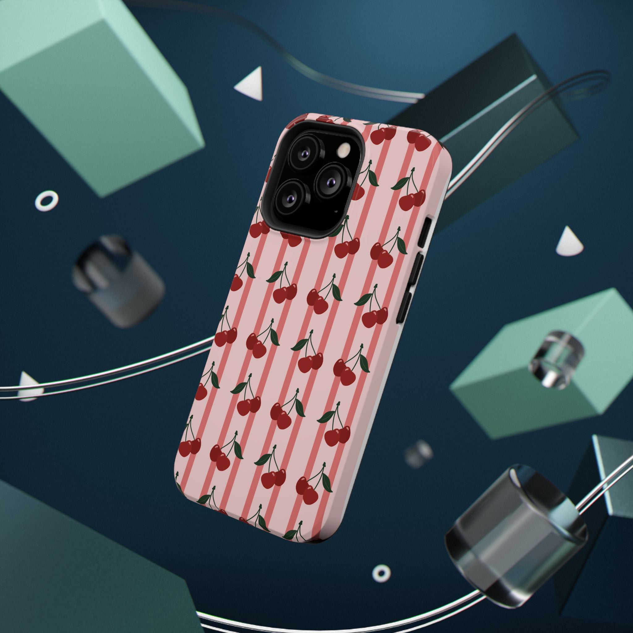 Cherry Kiss MagSafe Impact-Resistant Case