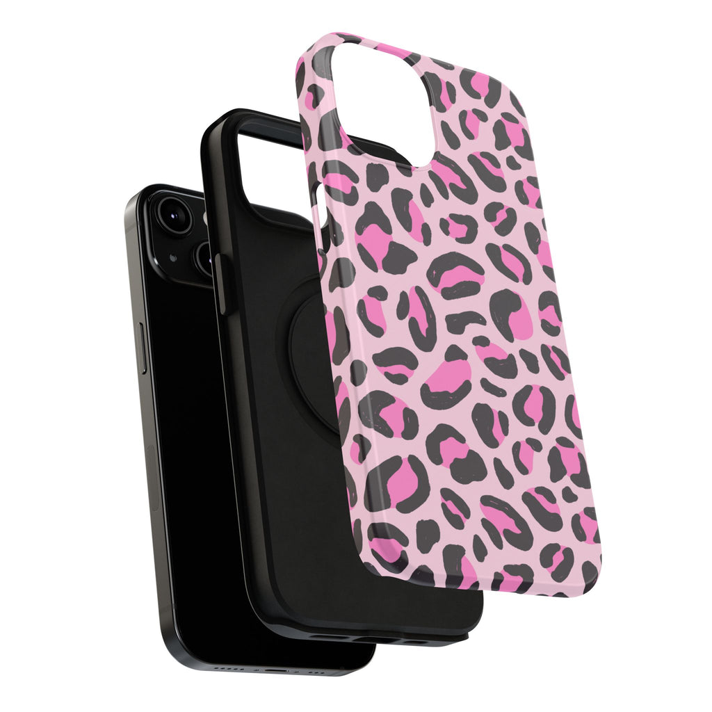 Pink Safari Impact-Resistant MagSafe Phone Case