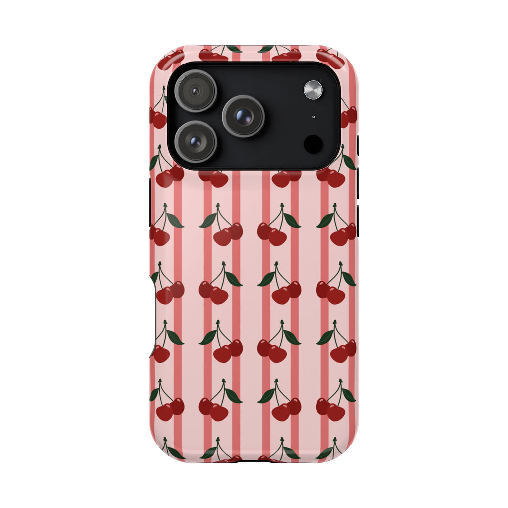 Cherry Kiss MagSafe Impact-Resistant Case