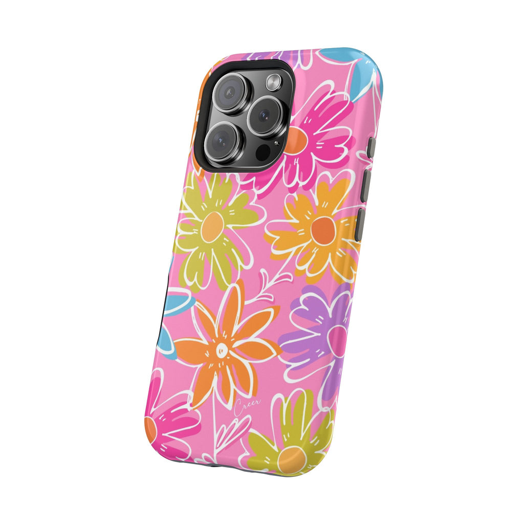 Flower Fiesta Impact-Resistant MagSafePhone Case