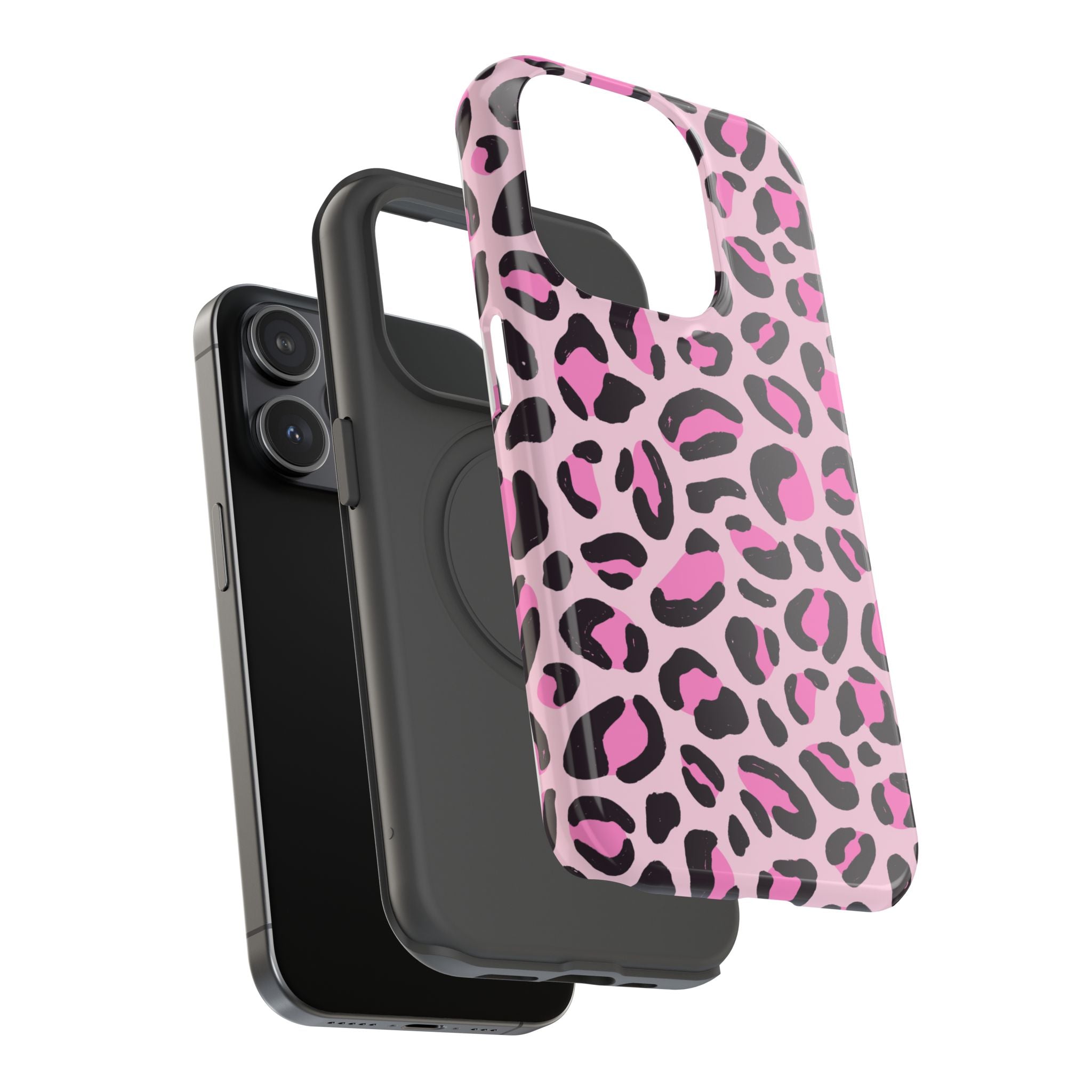 Pink Safari Impact-Resistant MagSafe Phone Case