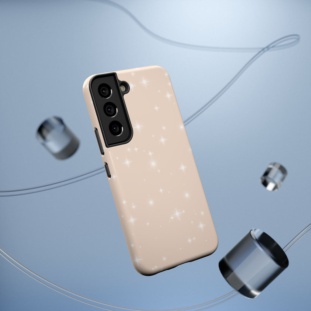 Sparkling Beige Impact-Resistant MagSafe Phone Case