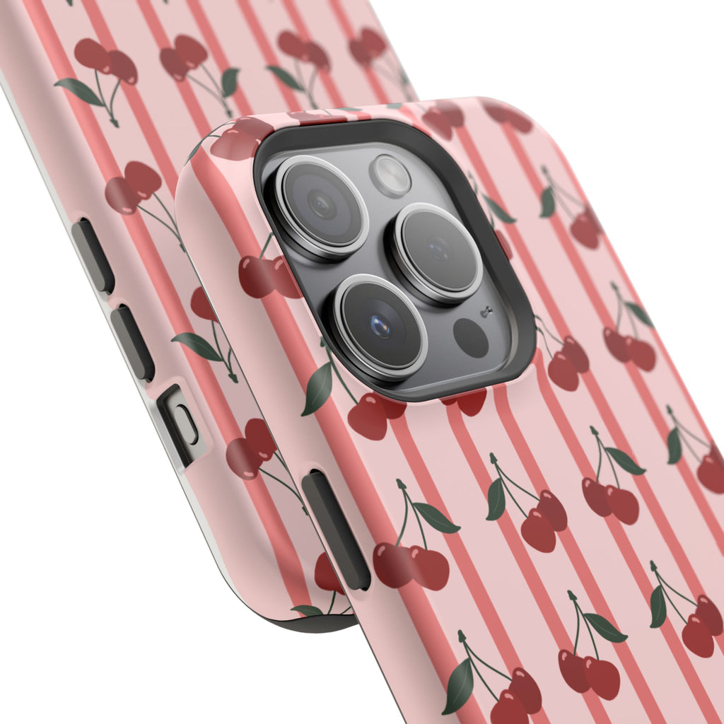 Cherry Kiss MagSafe Impact-Resistant Case