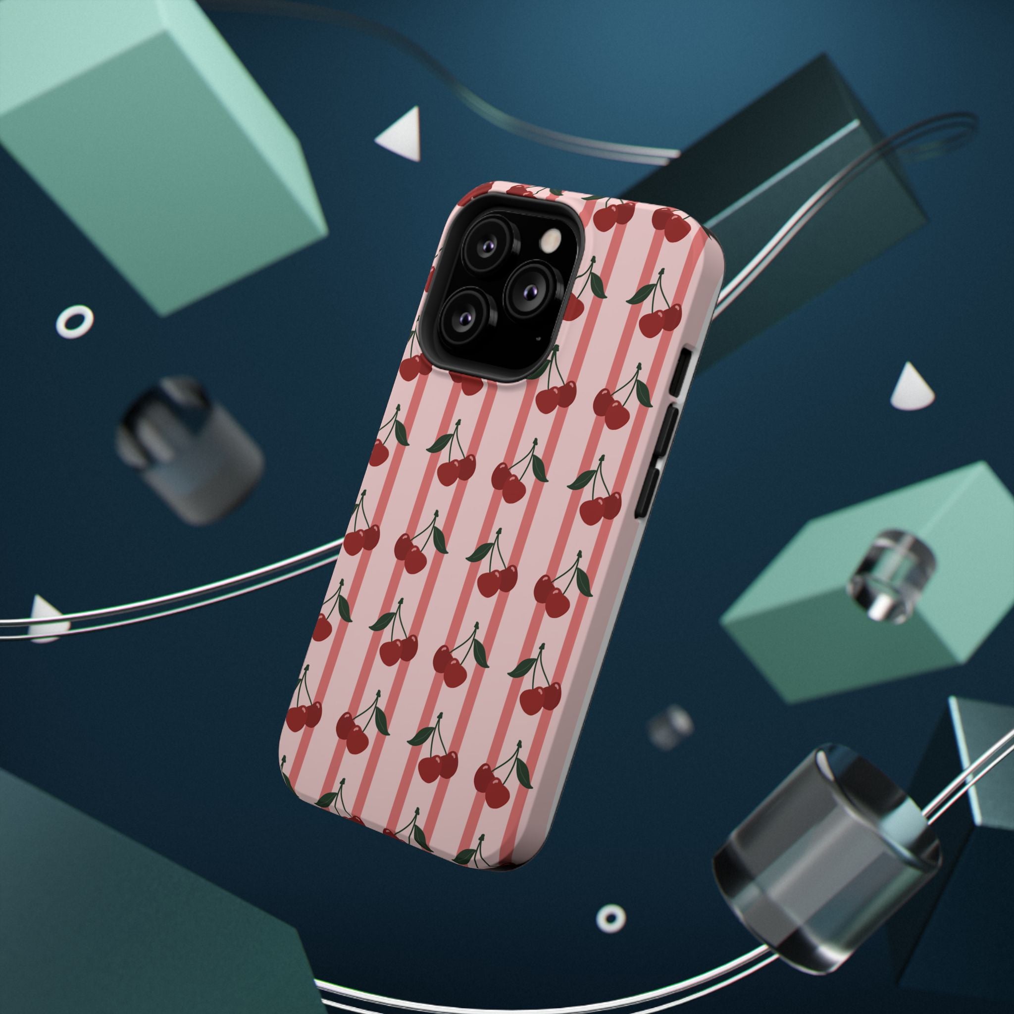 Cherry Kiss MagSafe Impact-Resistant Case