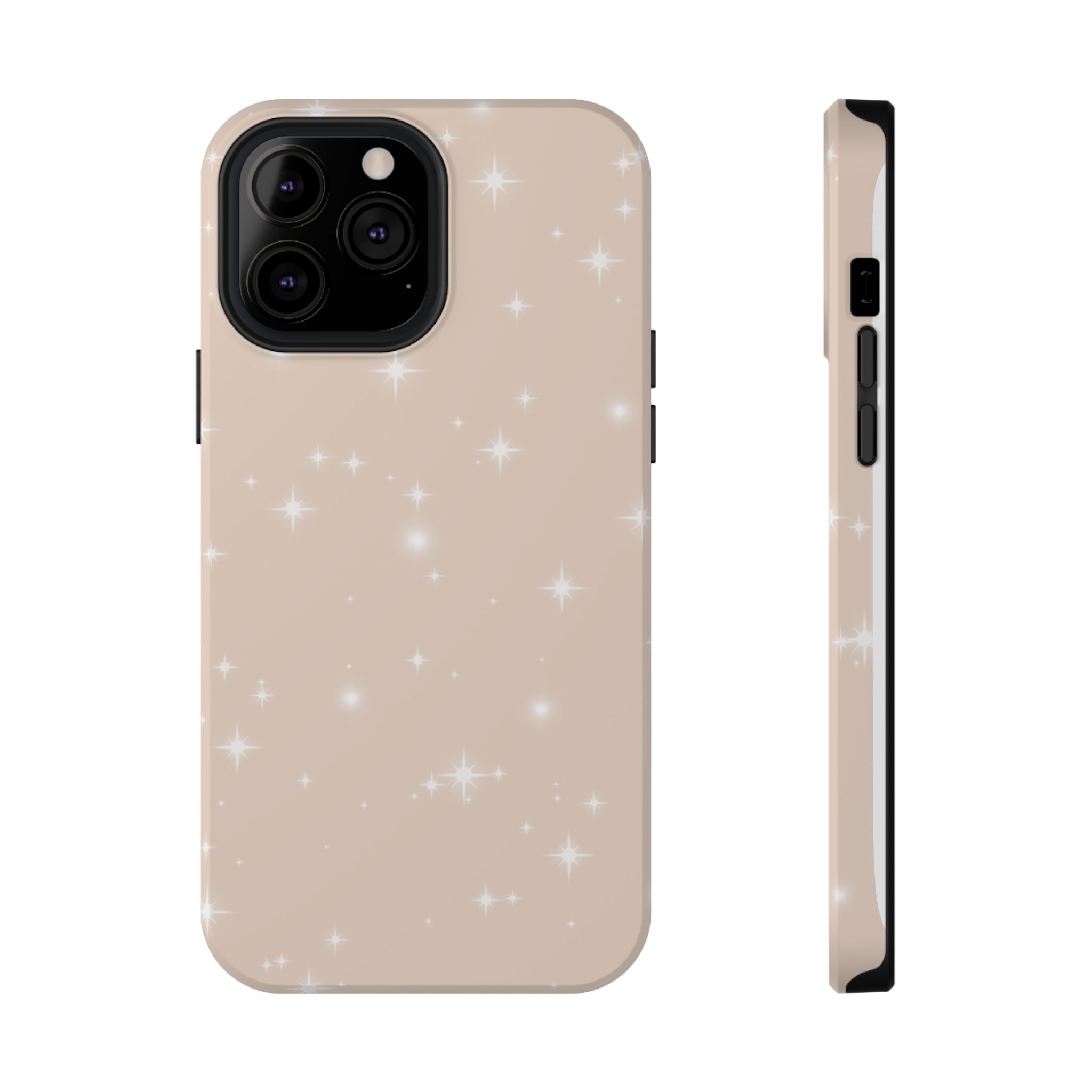Sparkling Beige Impact-Resistant MagSafe Phone Case
