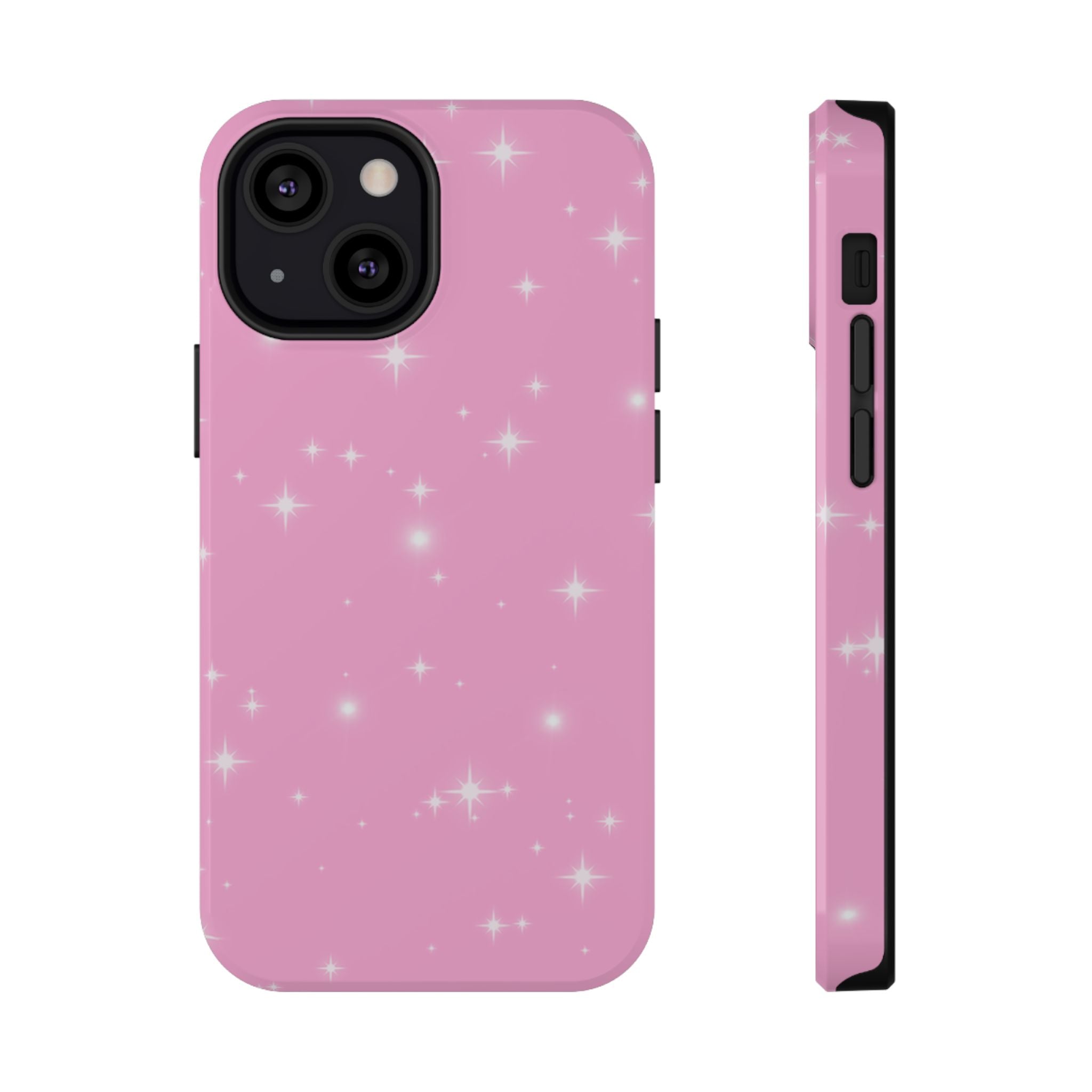 Sparkling Pink Impact-Resistant MagSafe Phone Case