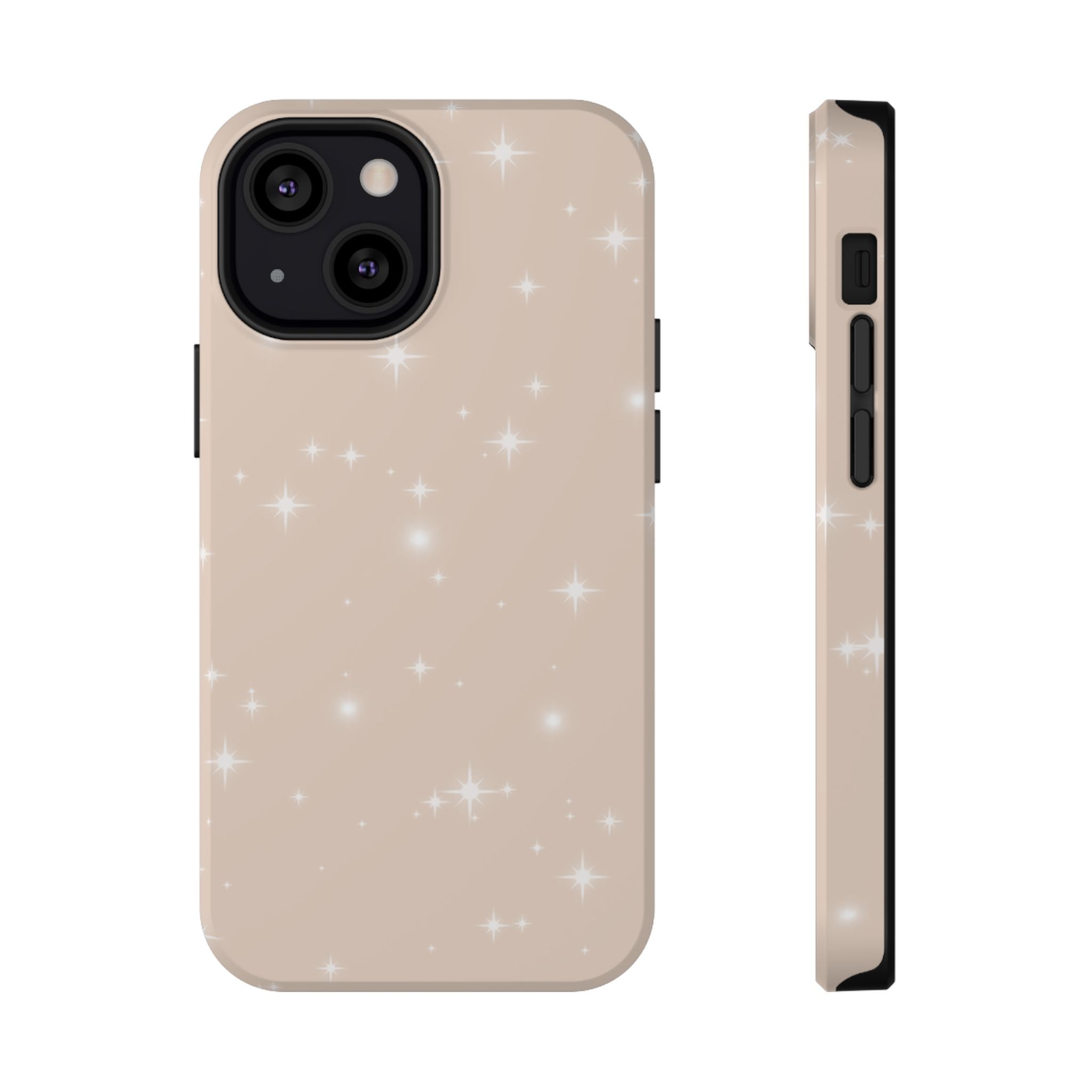 Sparkling Beige Impact-Resistant MagSafe Phone Case