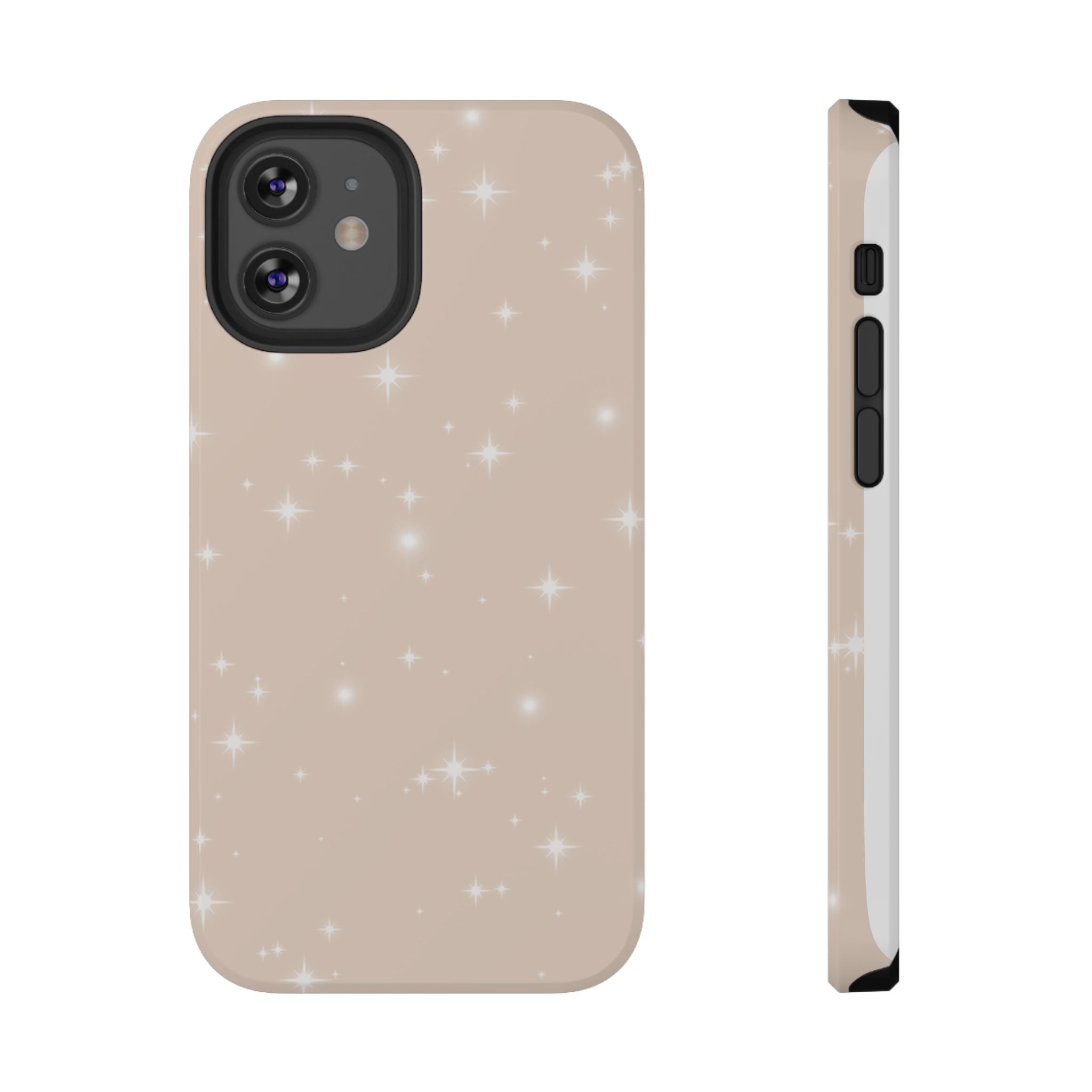 Sparkling Beige Impact-Resistant MagSafe Phone Case