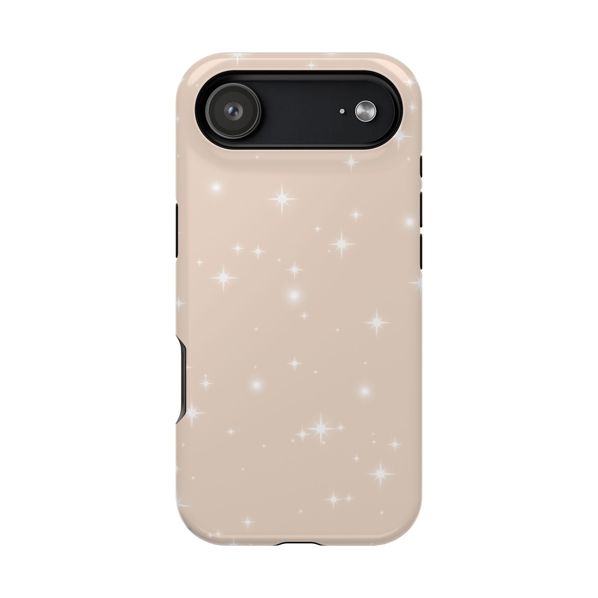 Sparkling Beige Impact-Resistant MagSafe Phone Case