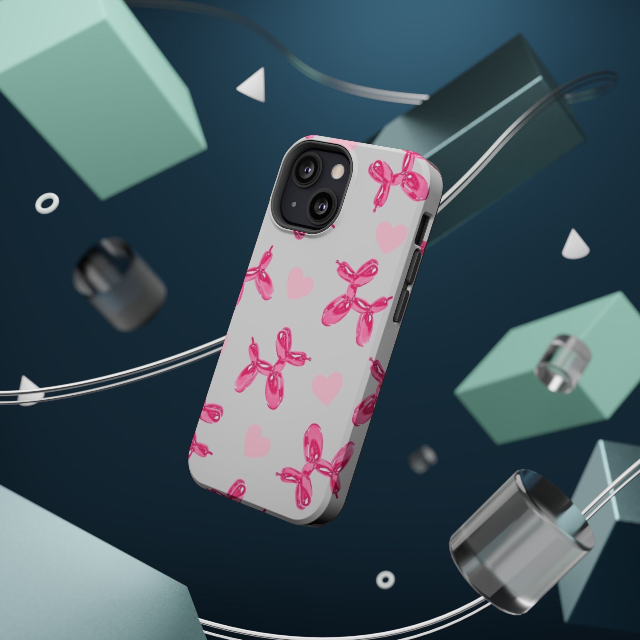 Balloon Charm Impact-Resistant MagSafe phone case