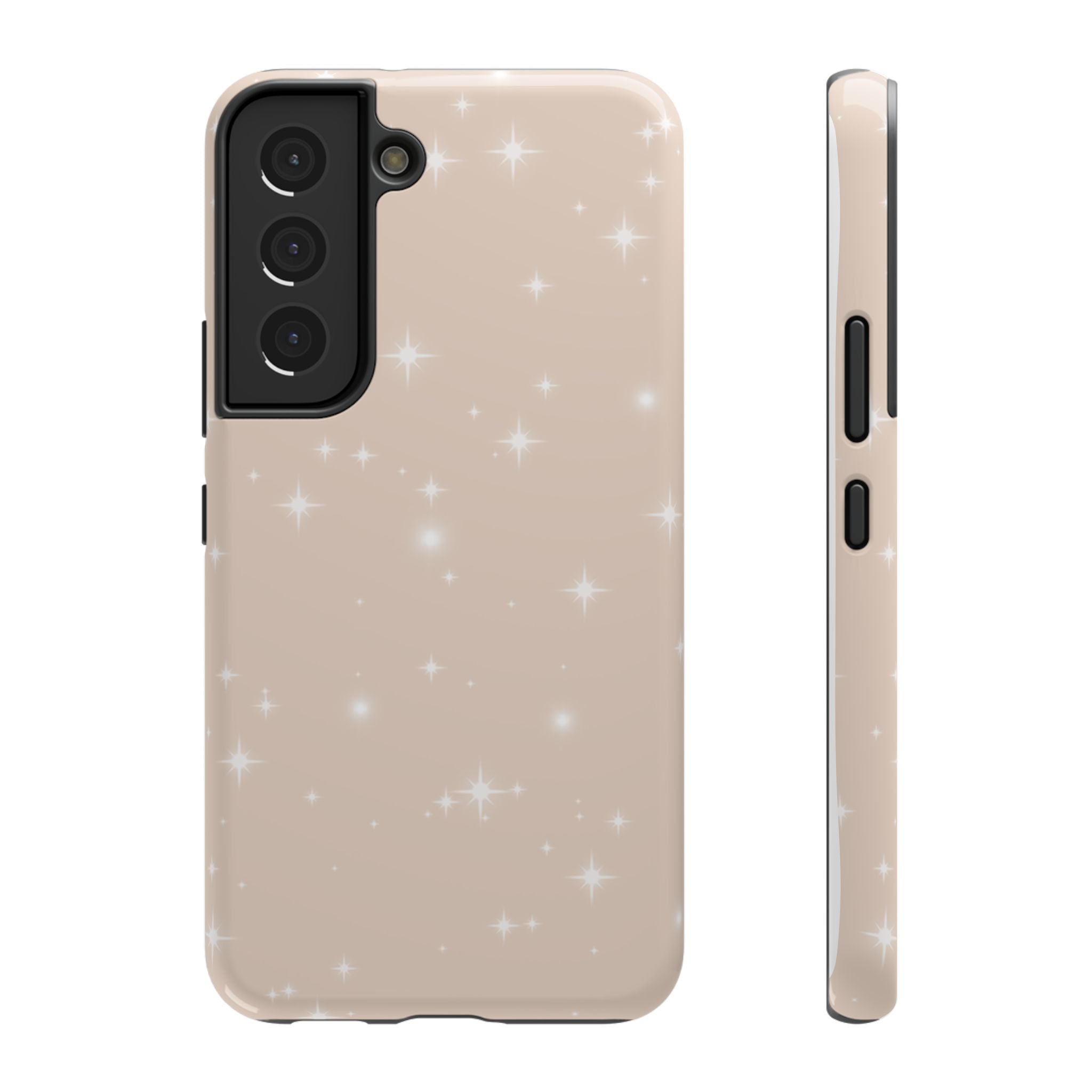 Sparkling Beige Impact-Resistant MagSafe Phone Case