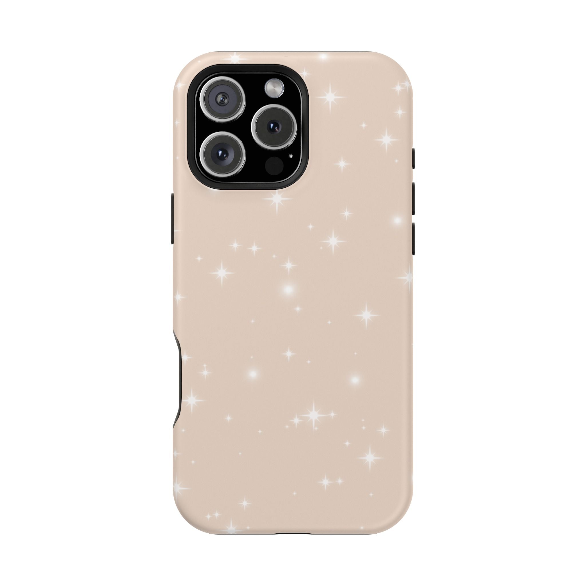 Sparkling Beige Impact-Resistant MagSafe Phone Case