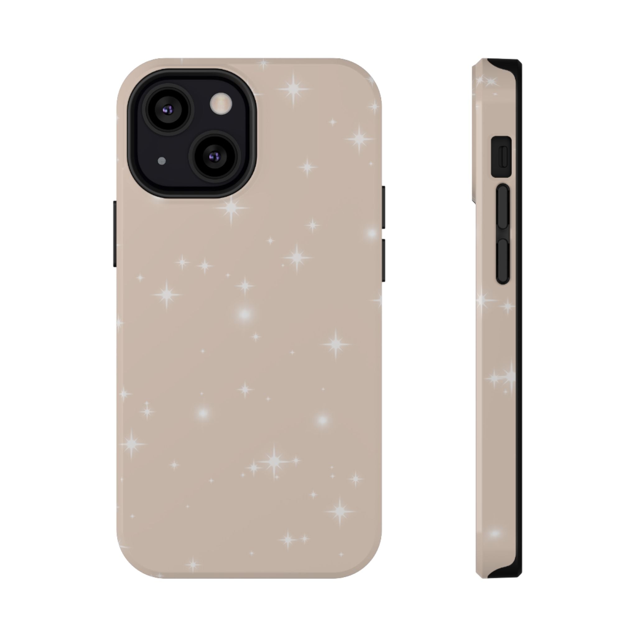 Sparkling Beige Impact-Resistant MagSafe Phone Case