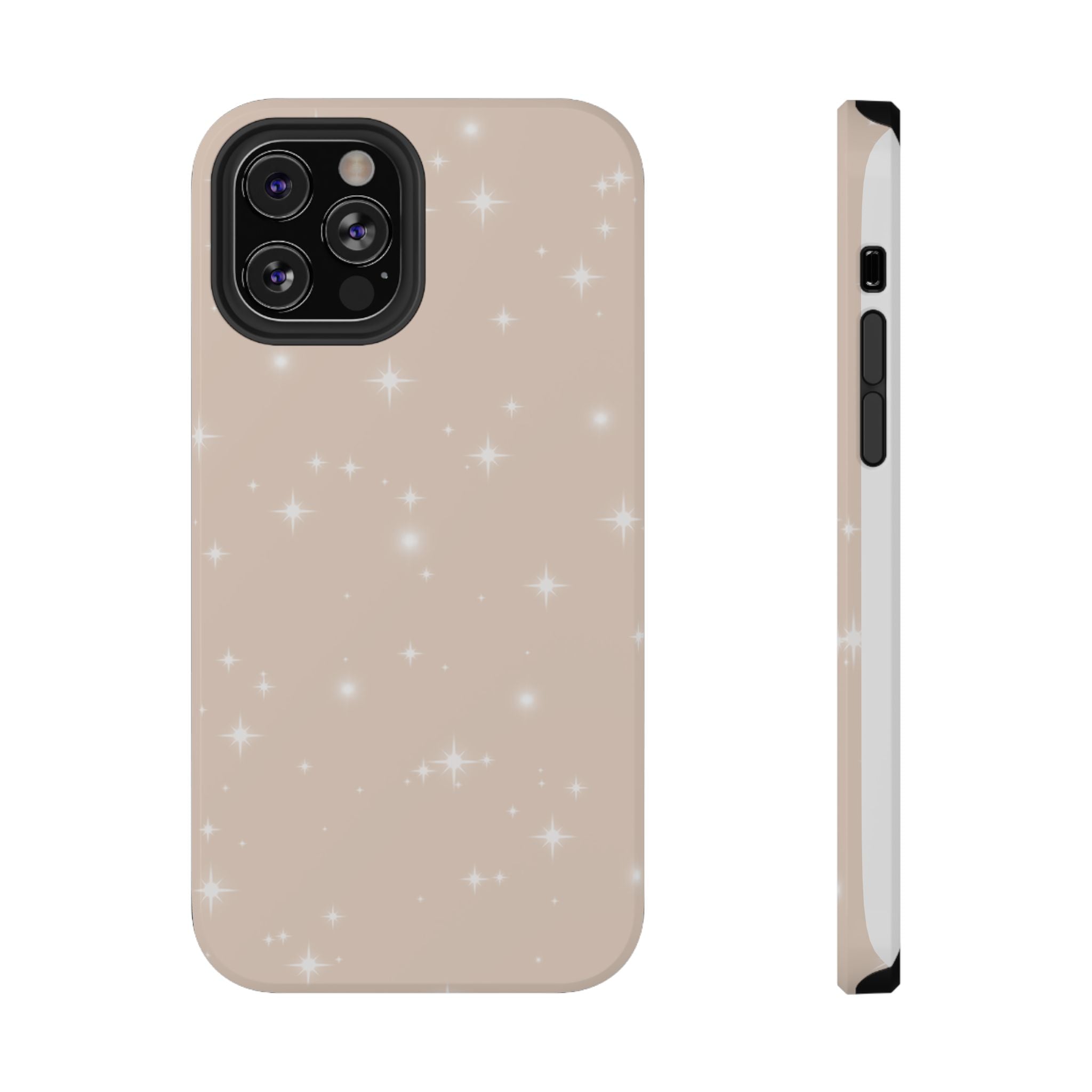 Sparkling Beige Impact-Resistant MagSafe Phone Case
