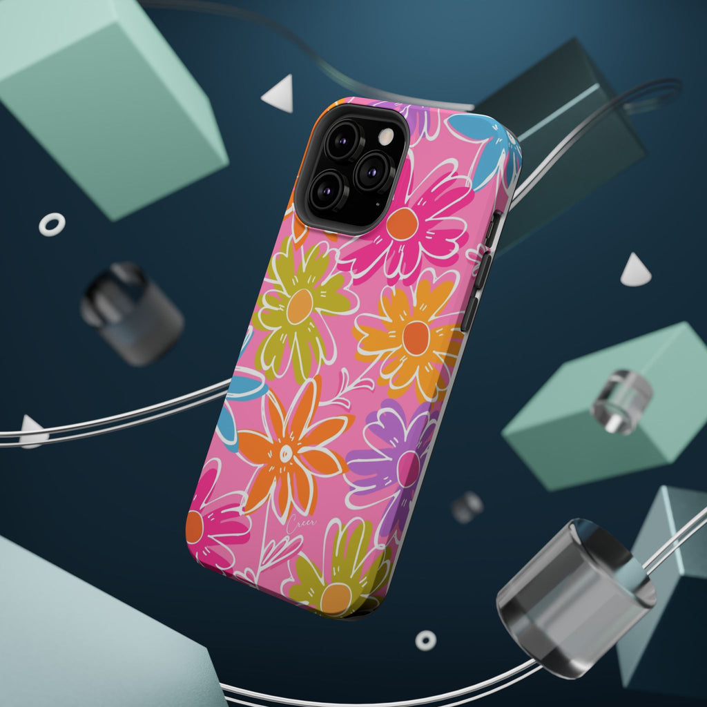 Flower Fiesta Impact-Resistant MagSafePhone Case
