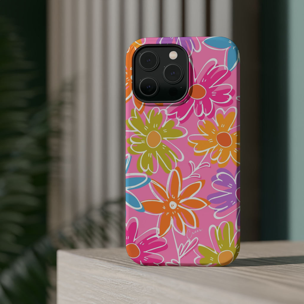 Flower Fiesta Impact-Resistant MagSafePhone Case